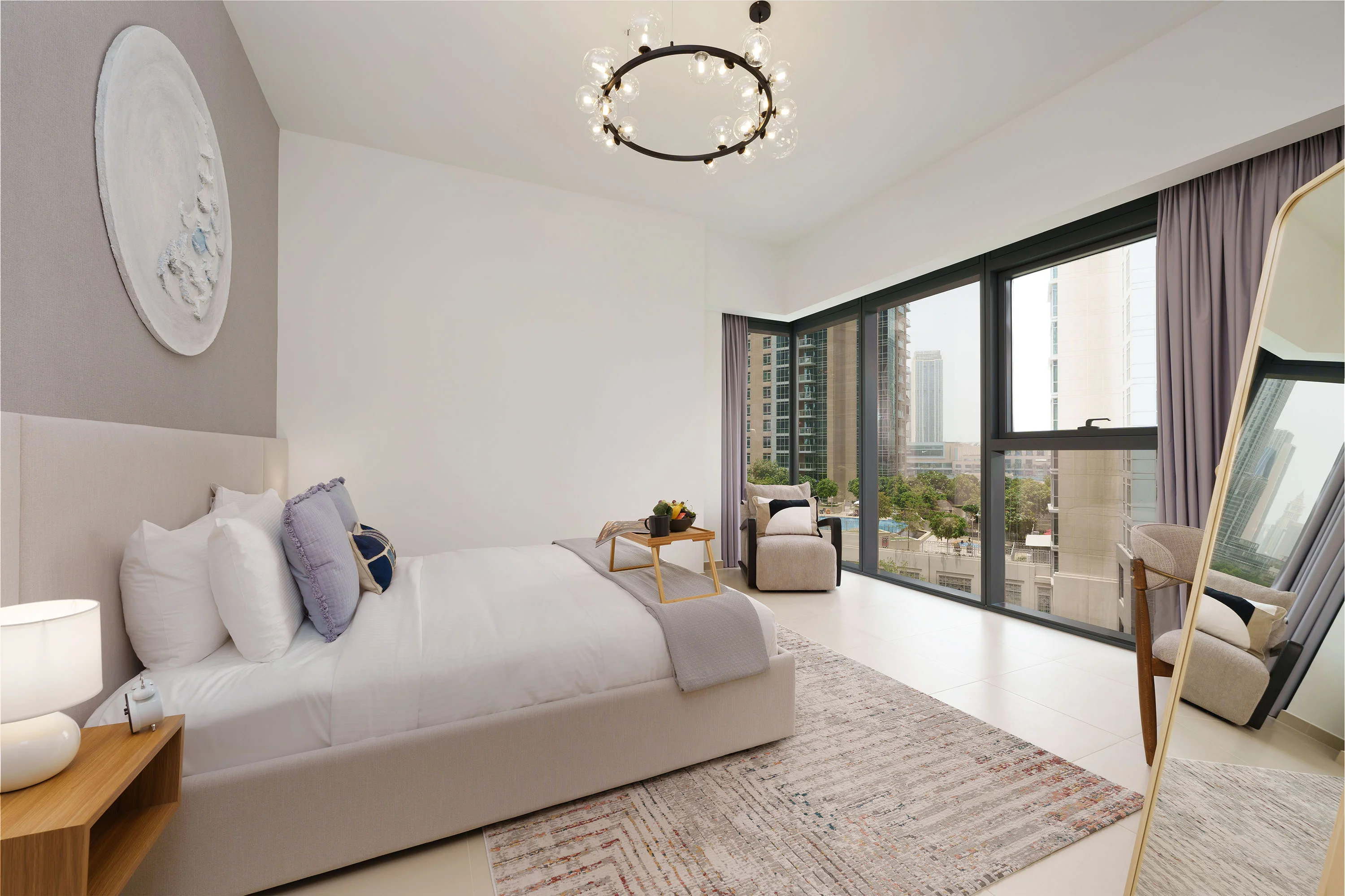 Posh & Arty Apt w/ Direct Burj Khalifa & Fountains Views - Image 15