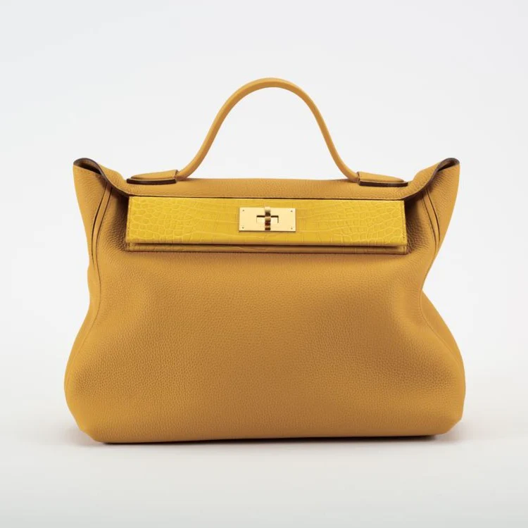 Birkin 2424 Jaune Ambre Togo 35cm