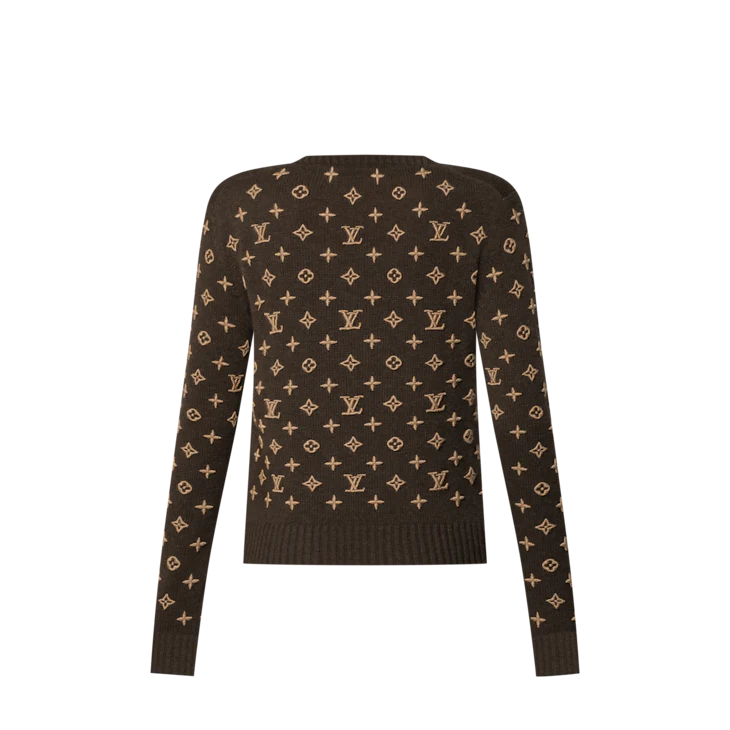 3D Monogram Knit Jumper