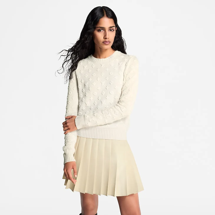 3D Monogram Knit Jumper - Image 3