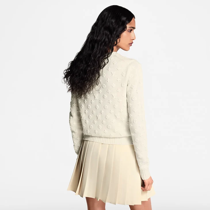 3D Monogram Knit Jumper - Image 4