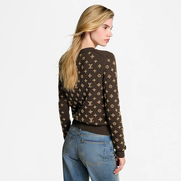 3D Monogram Knit Jumper - Image 7