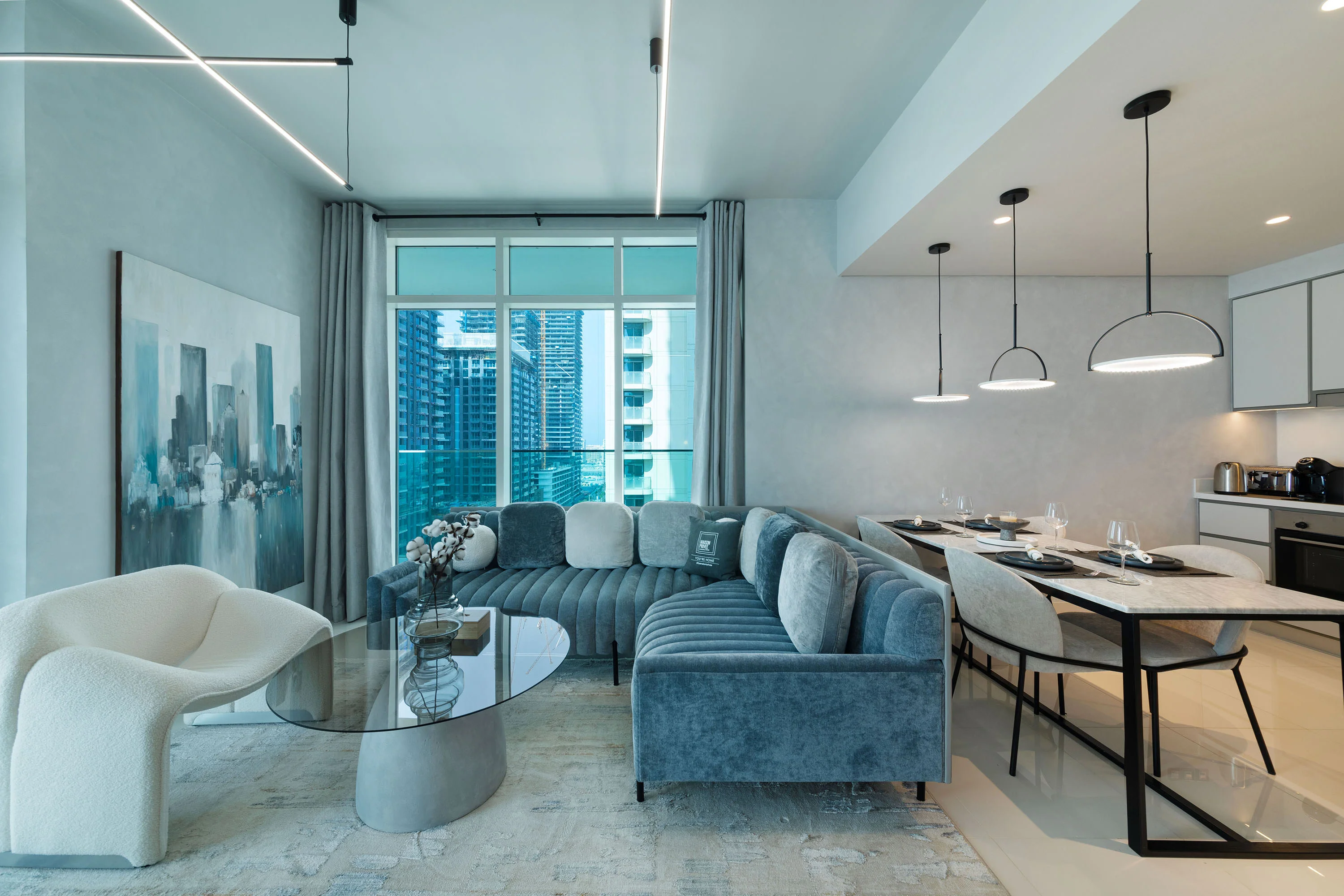 Stylish 2BR apt in Emaar Beachfront w/ stunning sea views - Image 6