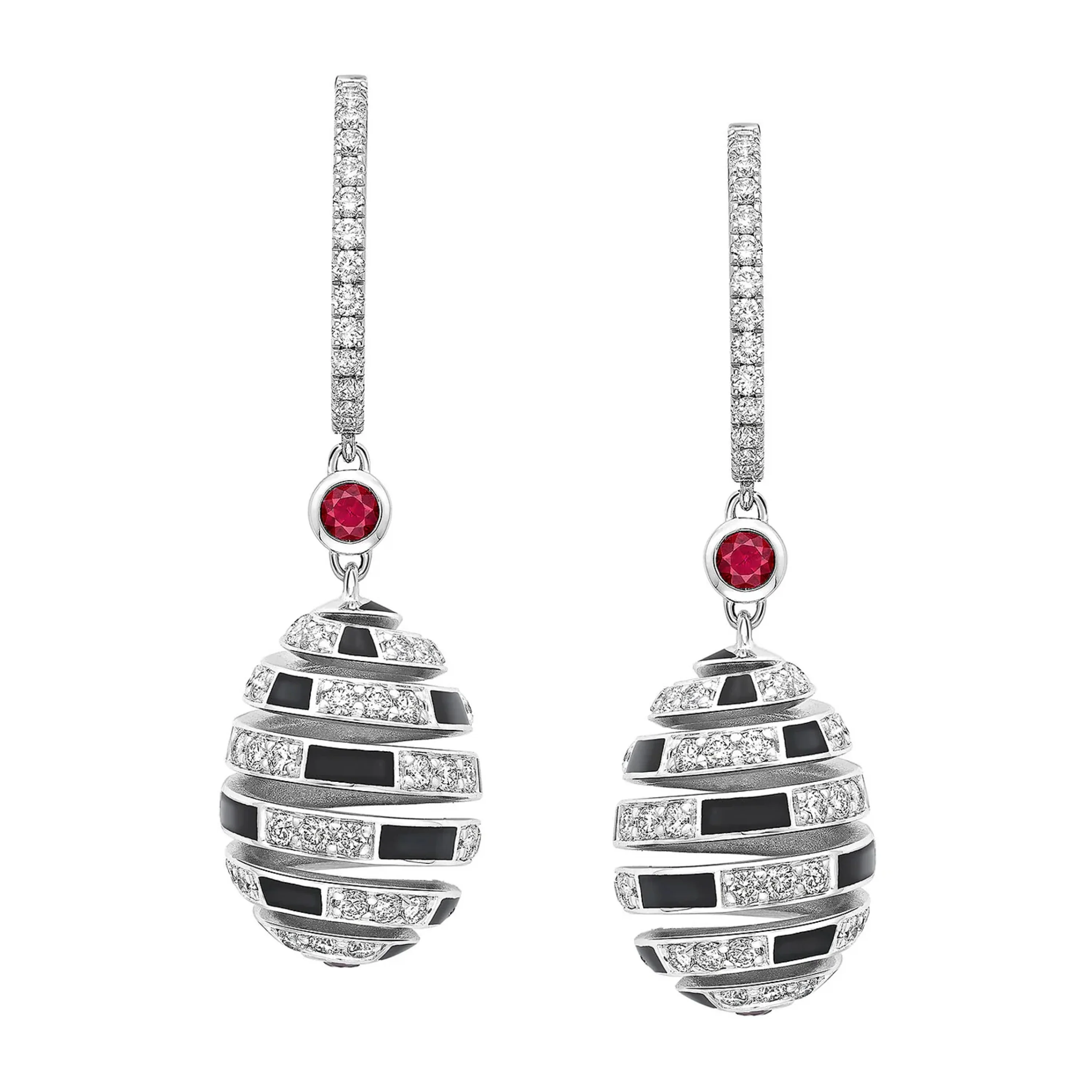 Fabergé x Beetlejuice Beetlejuice Spiral Earrings - Image 2