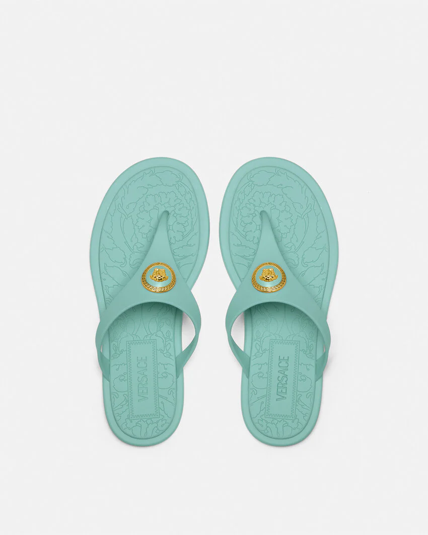 Alia Rubber Flat Sandals - Image 6