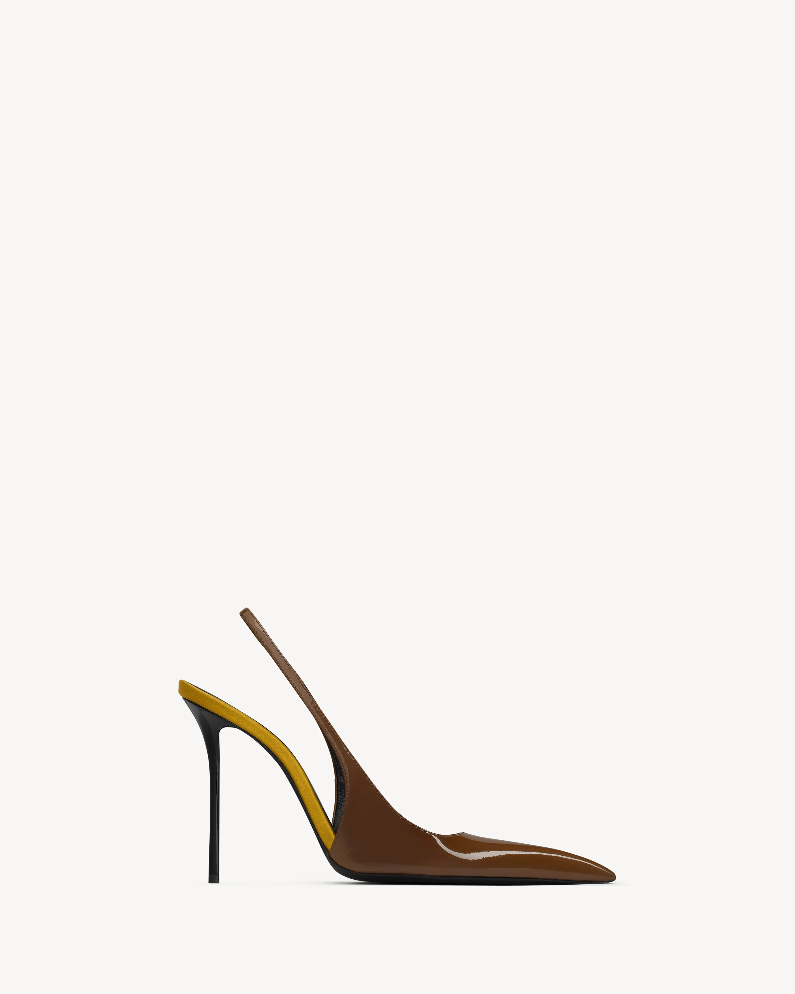 Amalia Slingback Pumps In Patent Leather