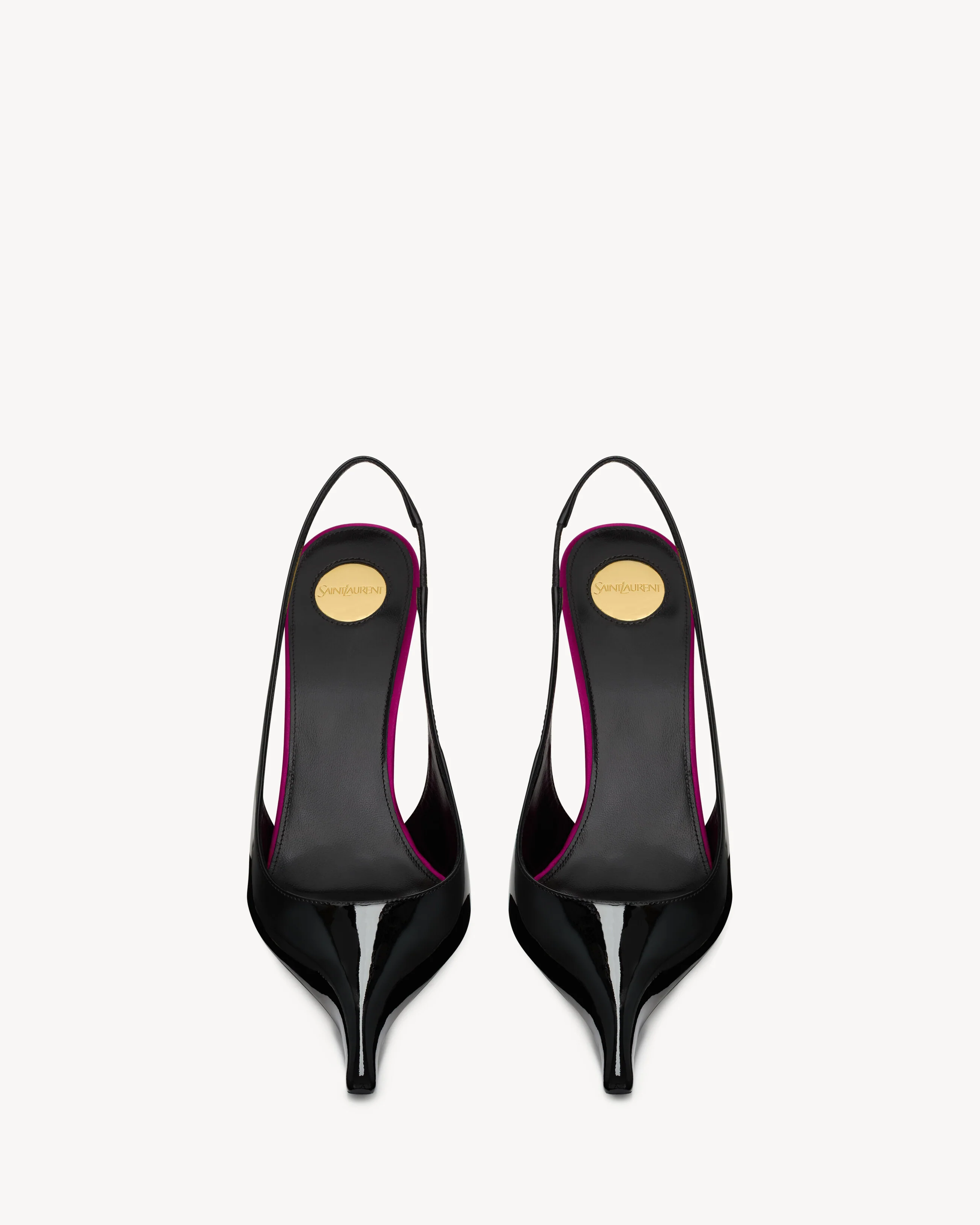 Amalia Slingback Pumps In Patent Leather - Image 2