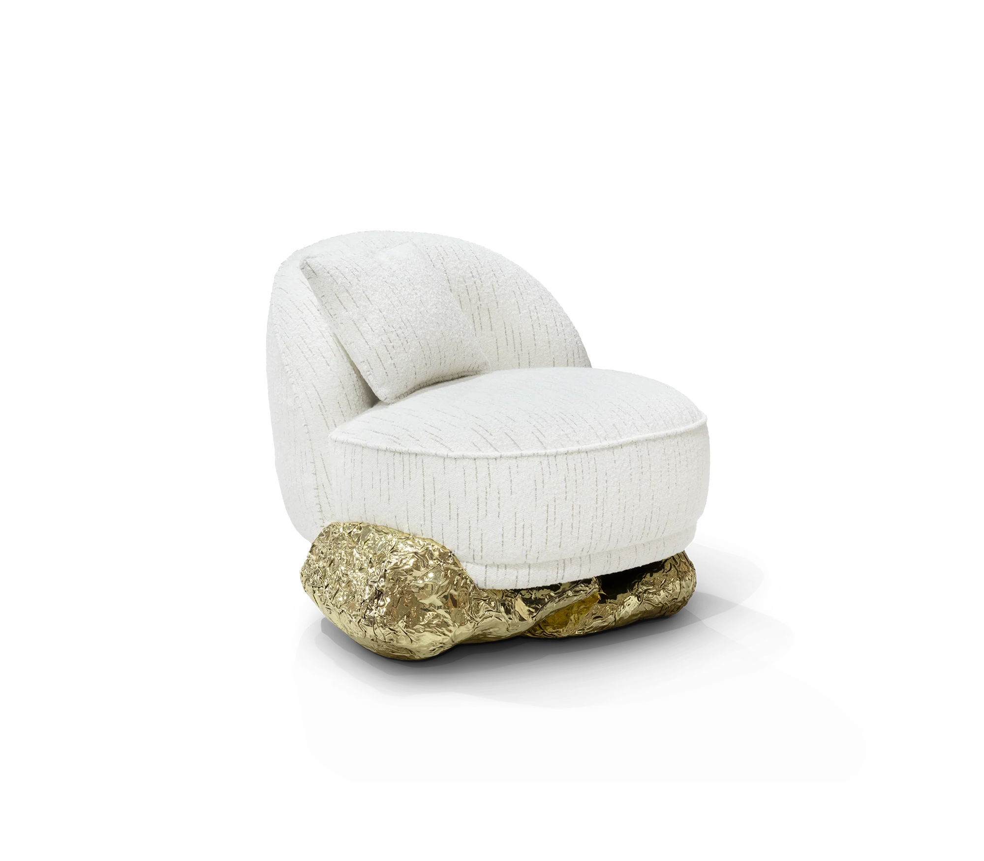 Angra White Armchair