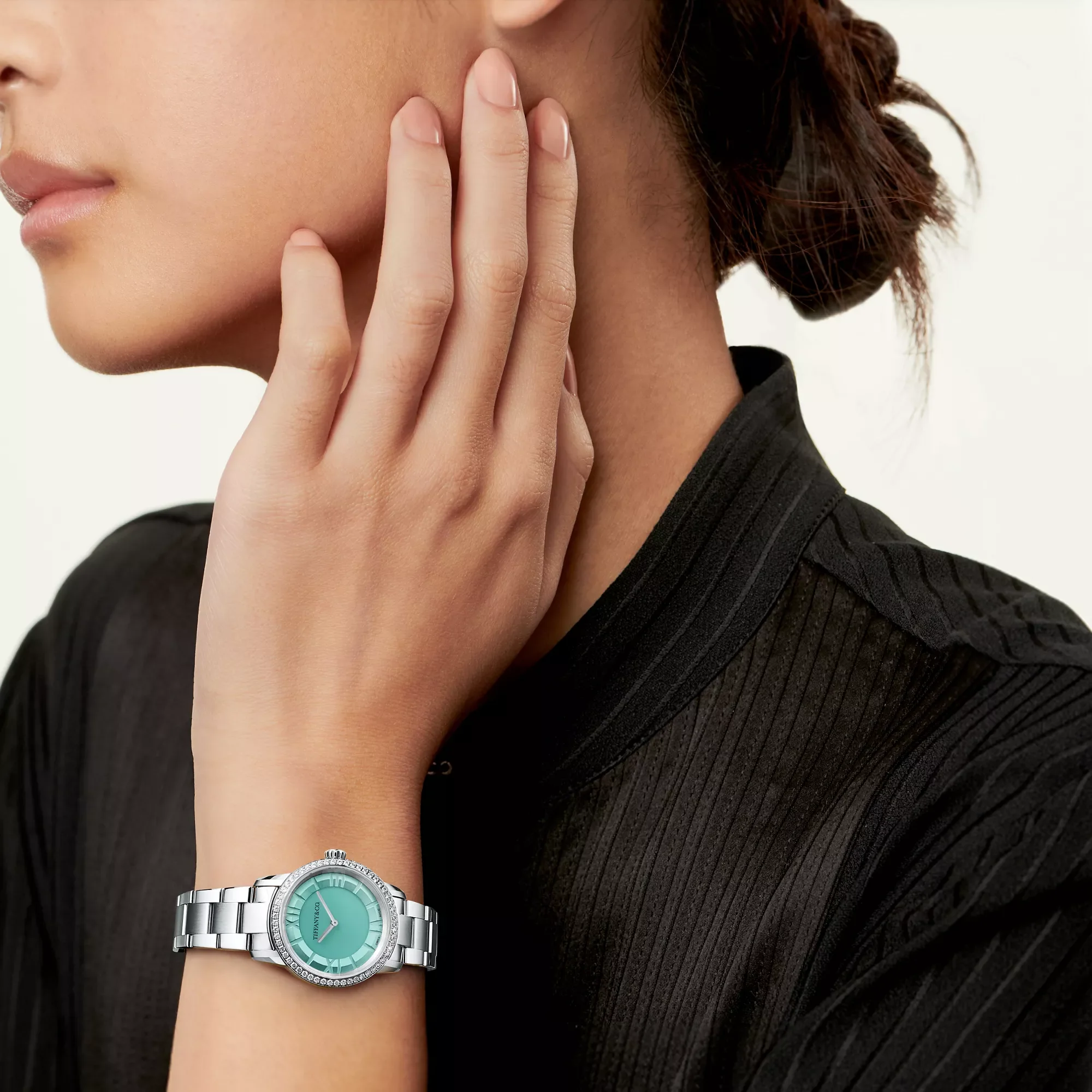 Atlas® 29 Mm Watch In Stainless Steel With Diamonds - Image 2