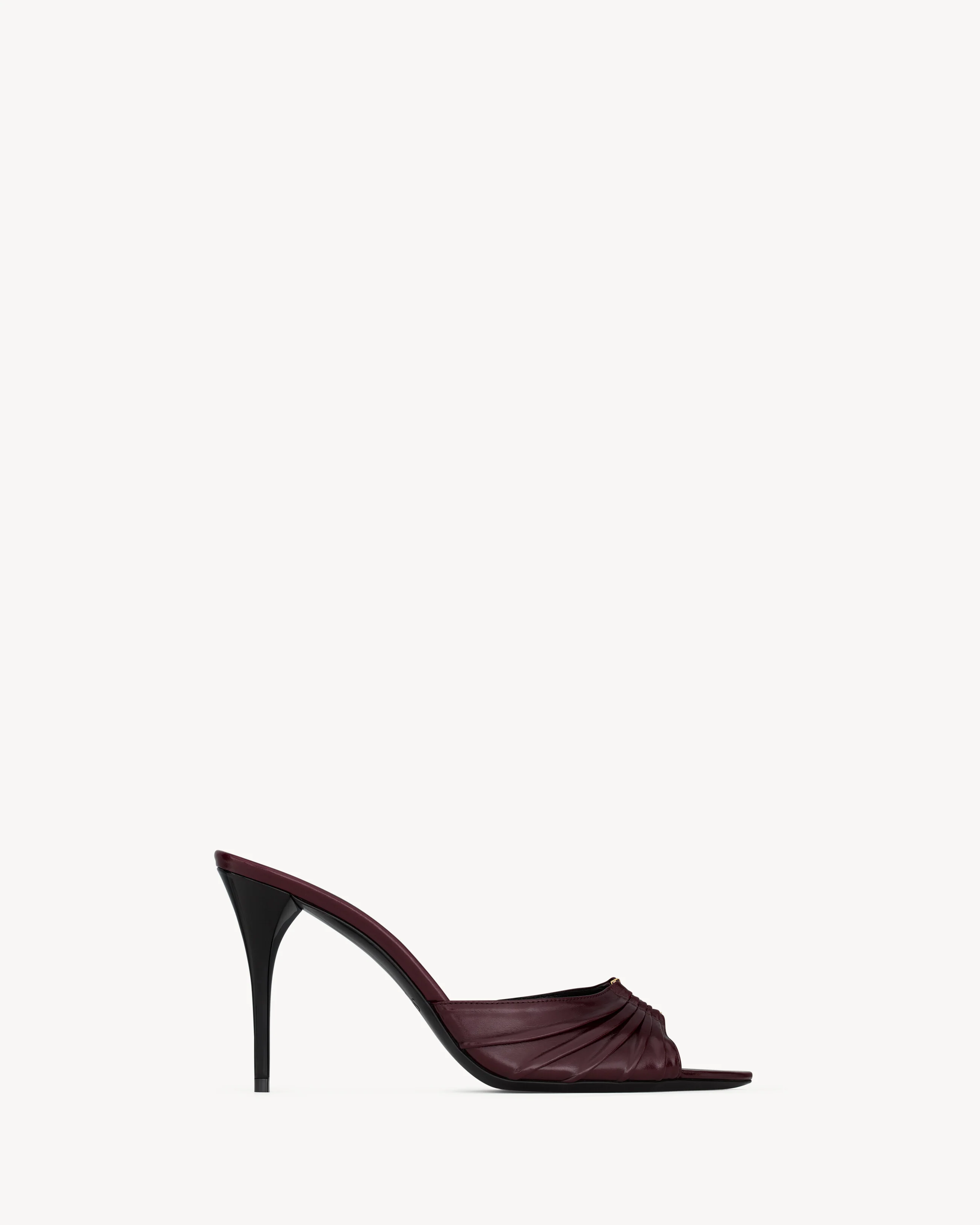 Babylone Mules In Smooth Leather - Image 4