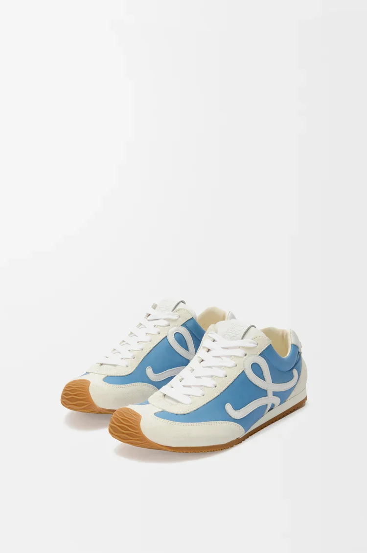 Ballet Runner 2.0 In Nylon And Calfskin - Image 3