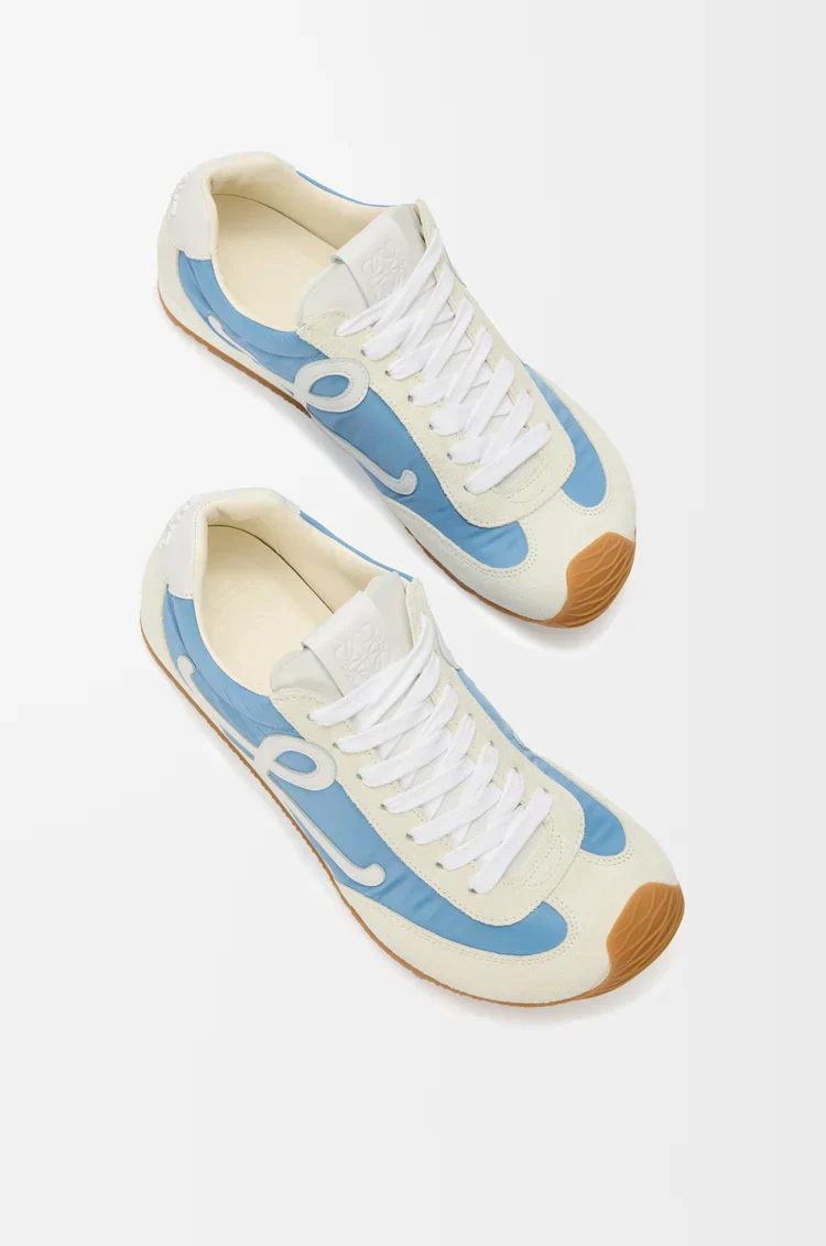 Ballet Runner 2.0 In Nylon And Calfskin - Image 4