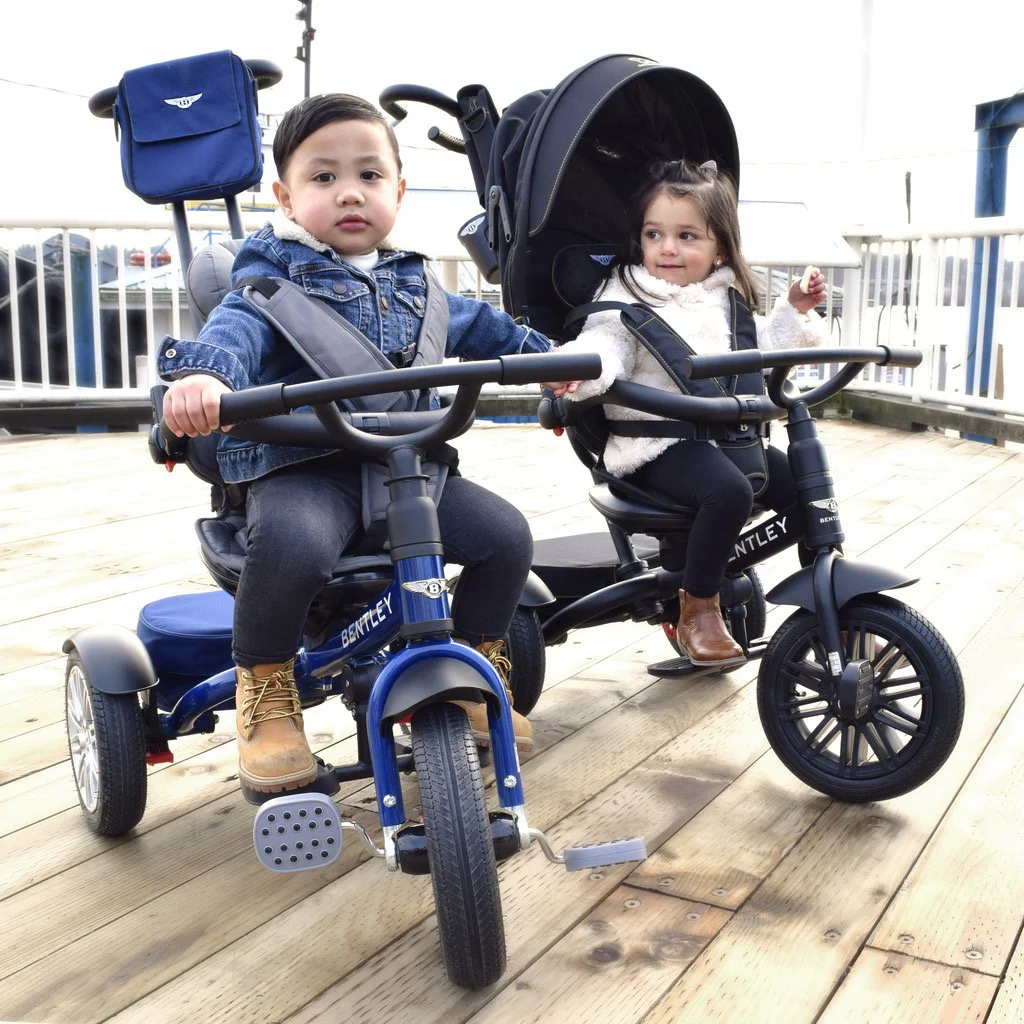 Bentley 6 in 1 Stroller Trike - Sequin Blue - Image 2