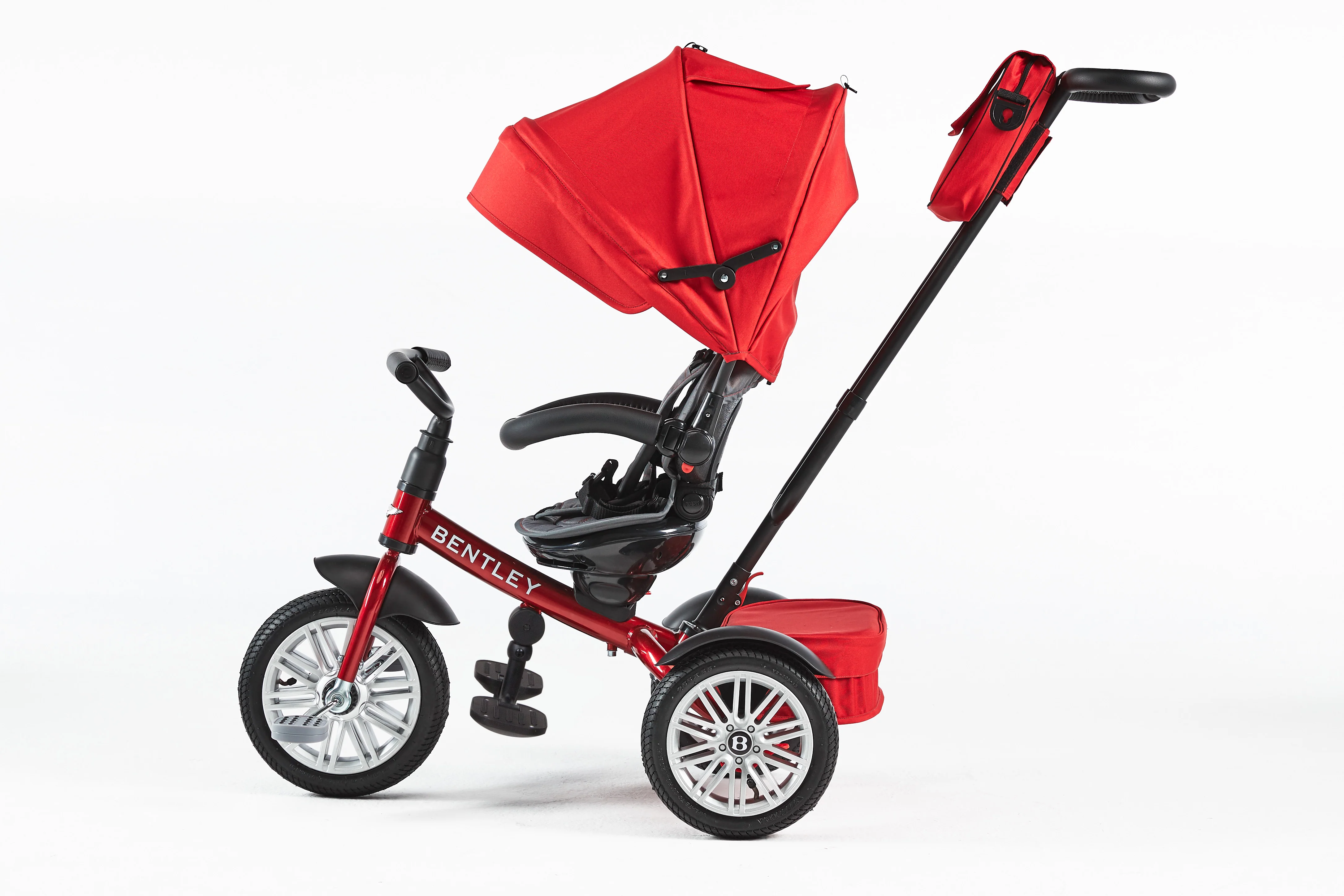 Bentley 6 in 1 Stroller Trike - Dragon Red - Image 5