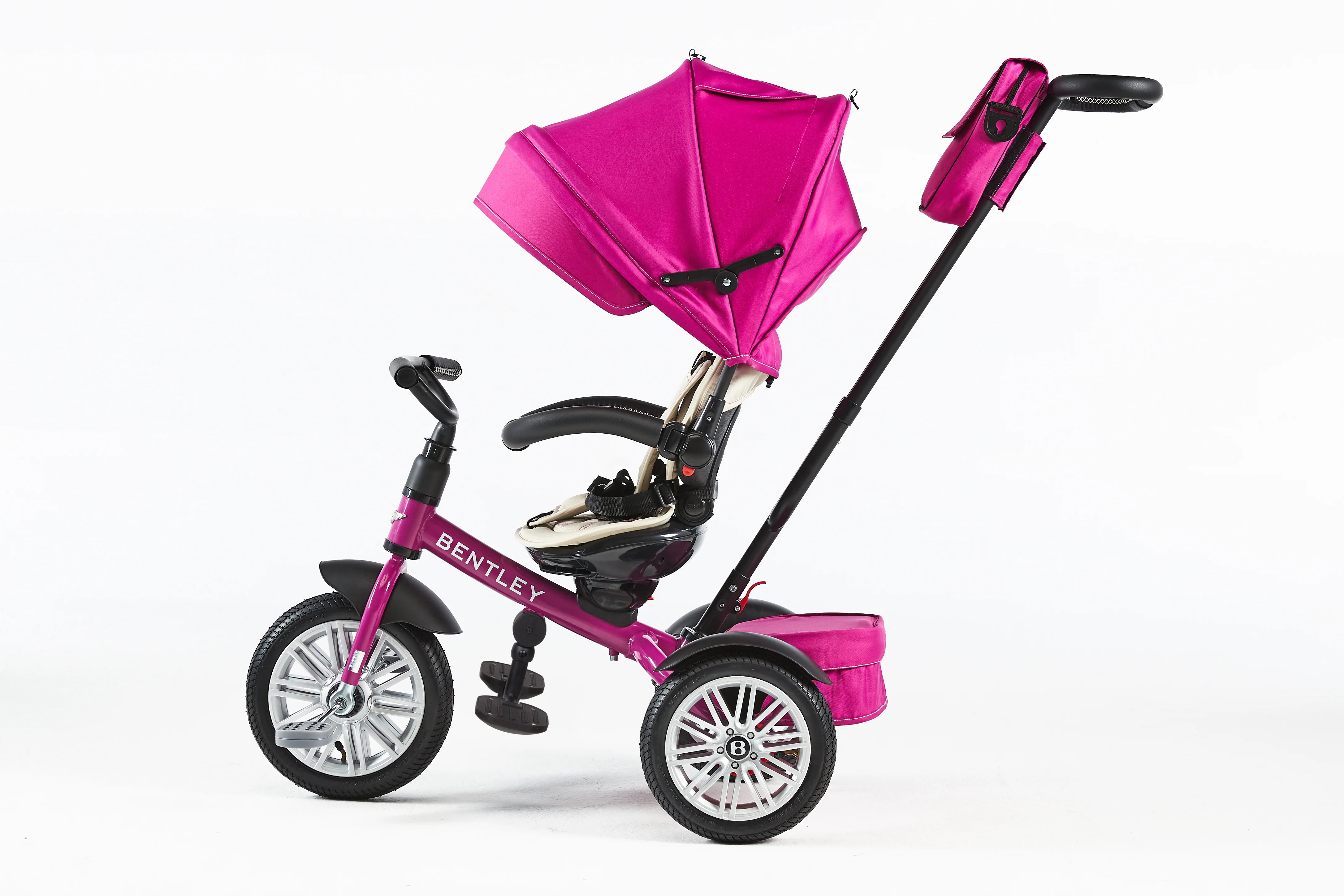 Bentley 6 in 1 Stroller Trike- Fuchsia Pink - Image 7