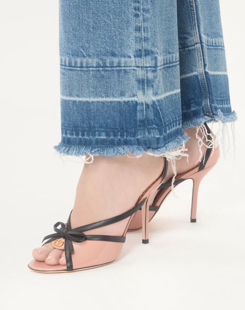 Bepointy Sandal in Patent Leather and Kidskin 100Mm - Image 2