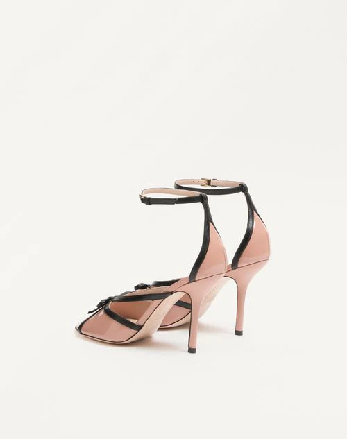 Bepointy Sandal in Patent Leather and Kidskin 100Mm - Image 4