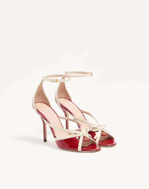 Bepointy Sandal in Patent Leather and Kidskin 100Mm - Image 5