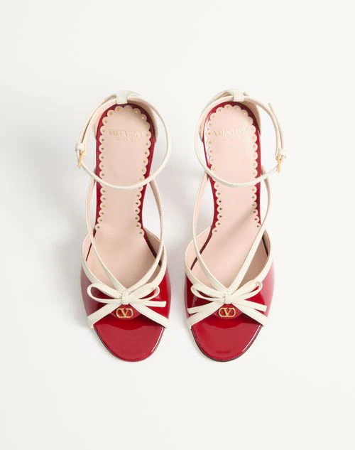 Bepointy Sandal in Patent Leather and Kidskin 100Mm - Image 6