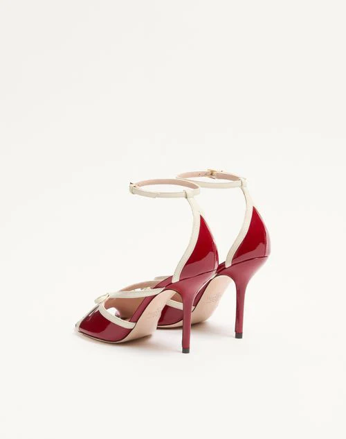 Bepointy Sandal in Patent Leather and Kidskin 100Mm - Image 7