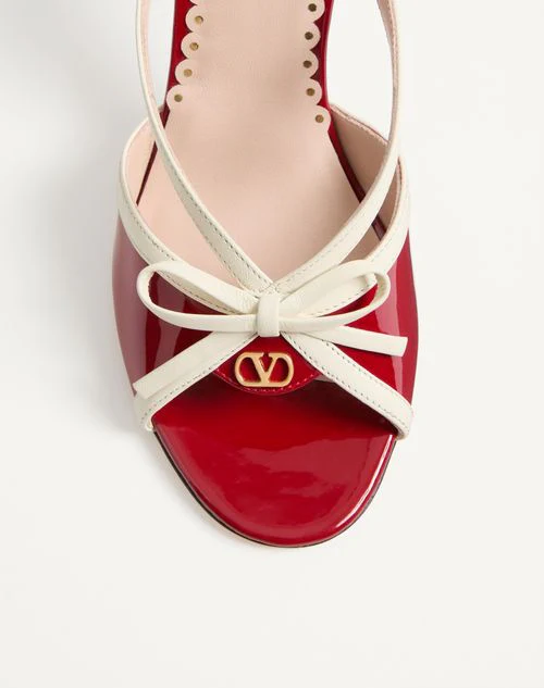 Bepointy Sandal in Patent Leather and Kidskin 100Mm - Image 8