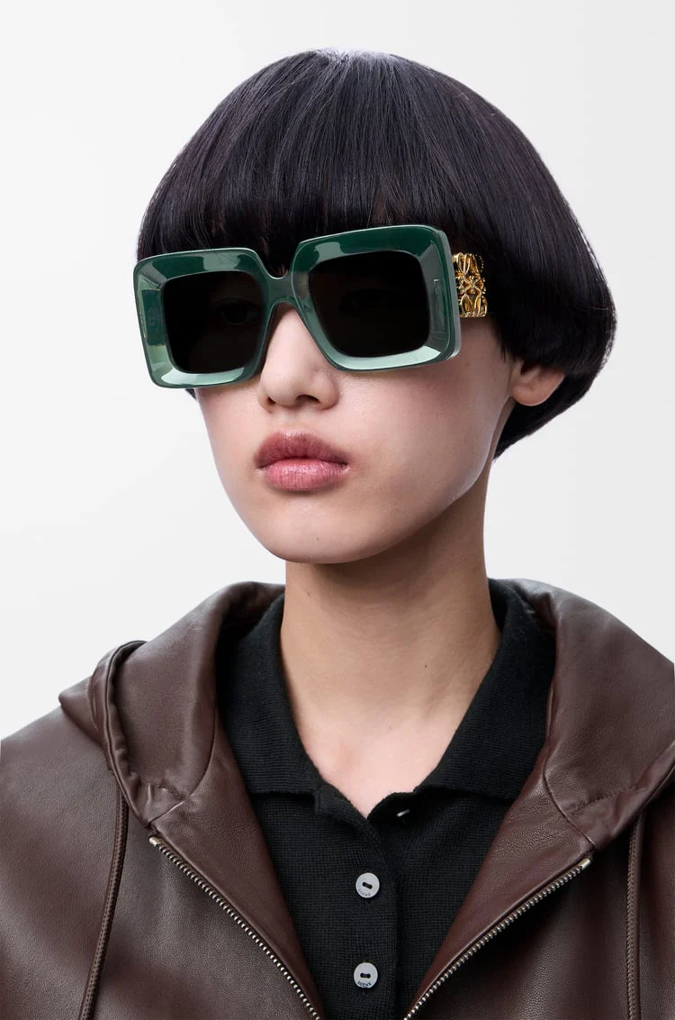 Beveled Square Maxi Anagram Sunglasses - Image 8