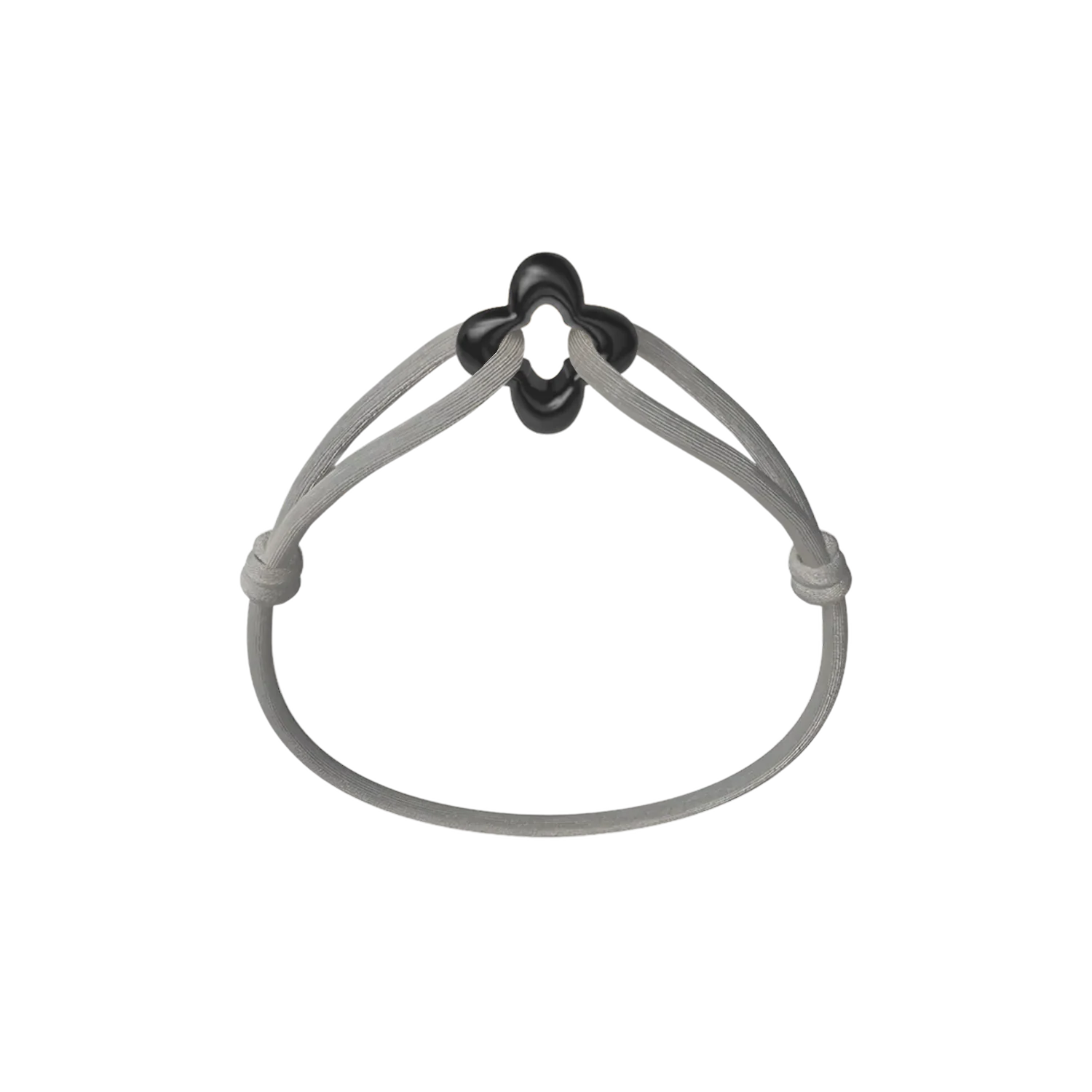 Black Clover Cord Bracelet - Image 3