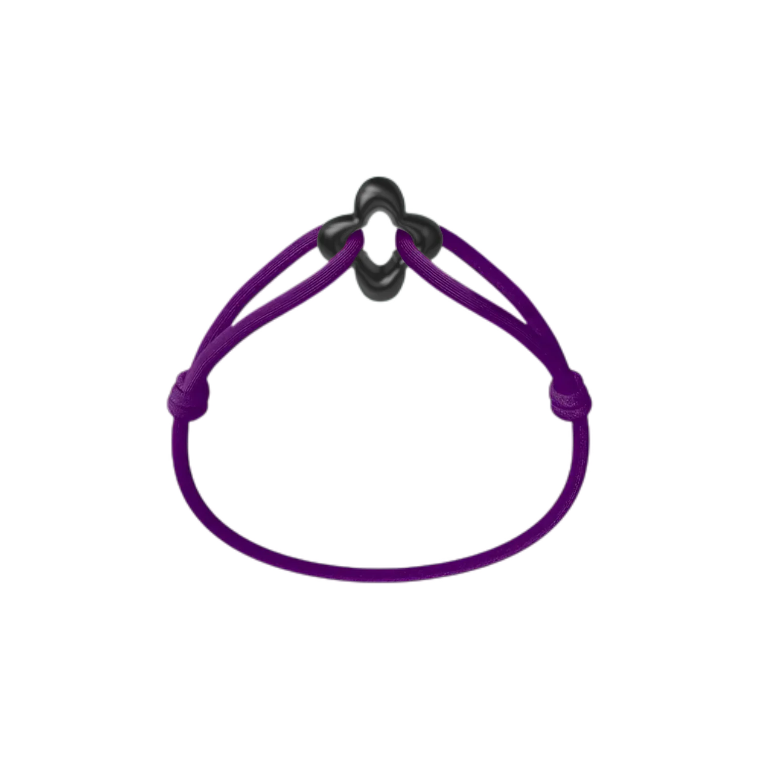 Black Clover Cord Bracelet - Image 7