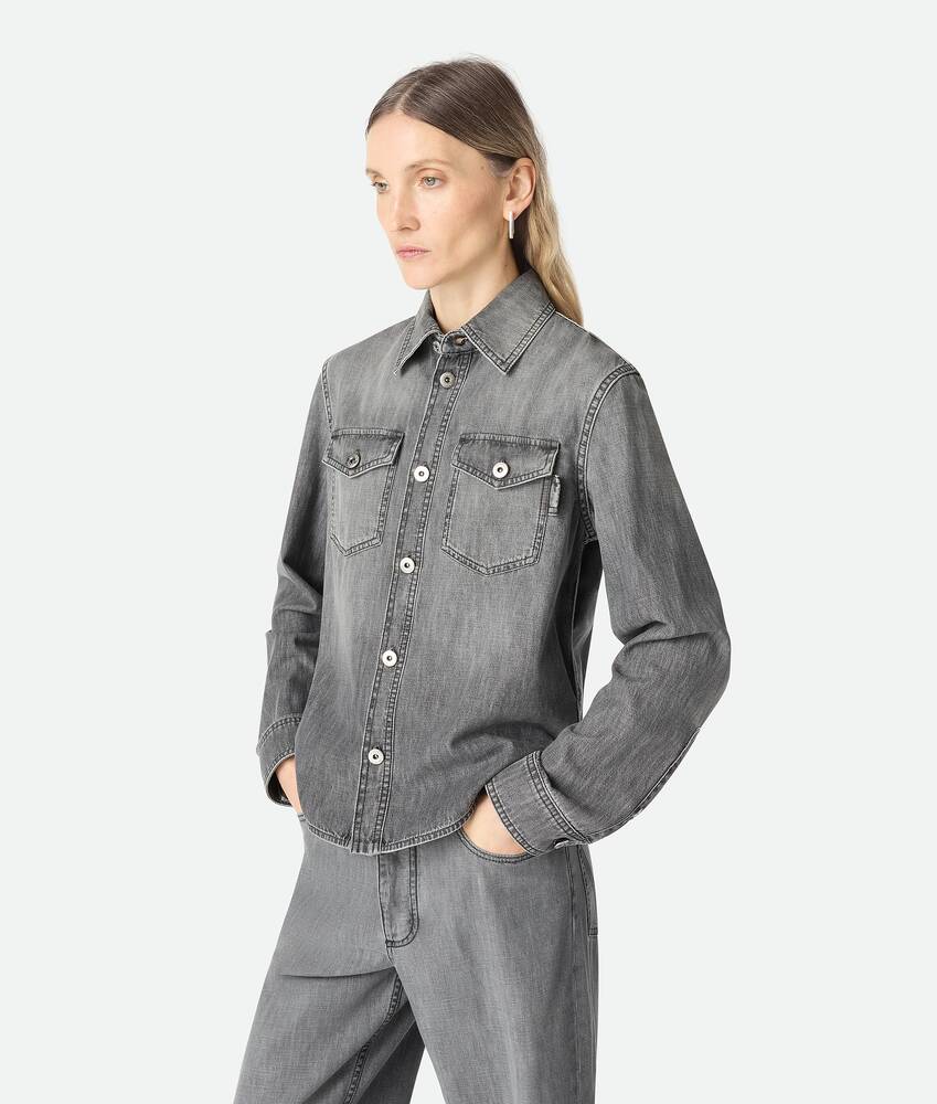 Black Denim Shirt - Image 3