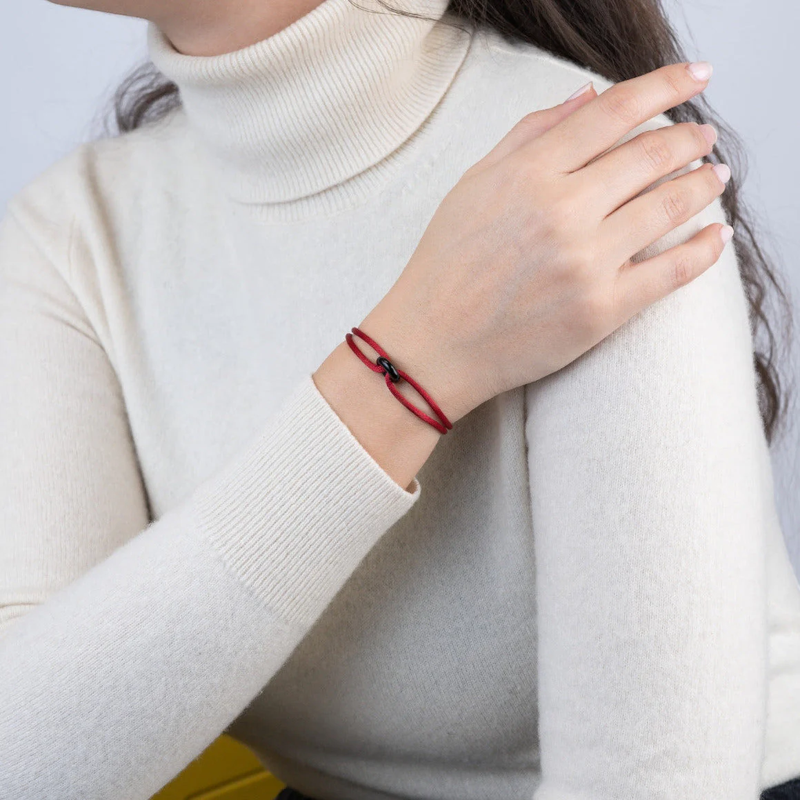 Black Soho Cord Bracelet - Image 30