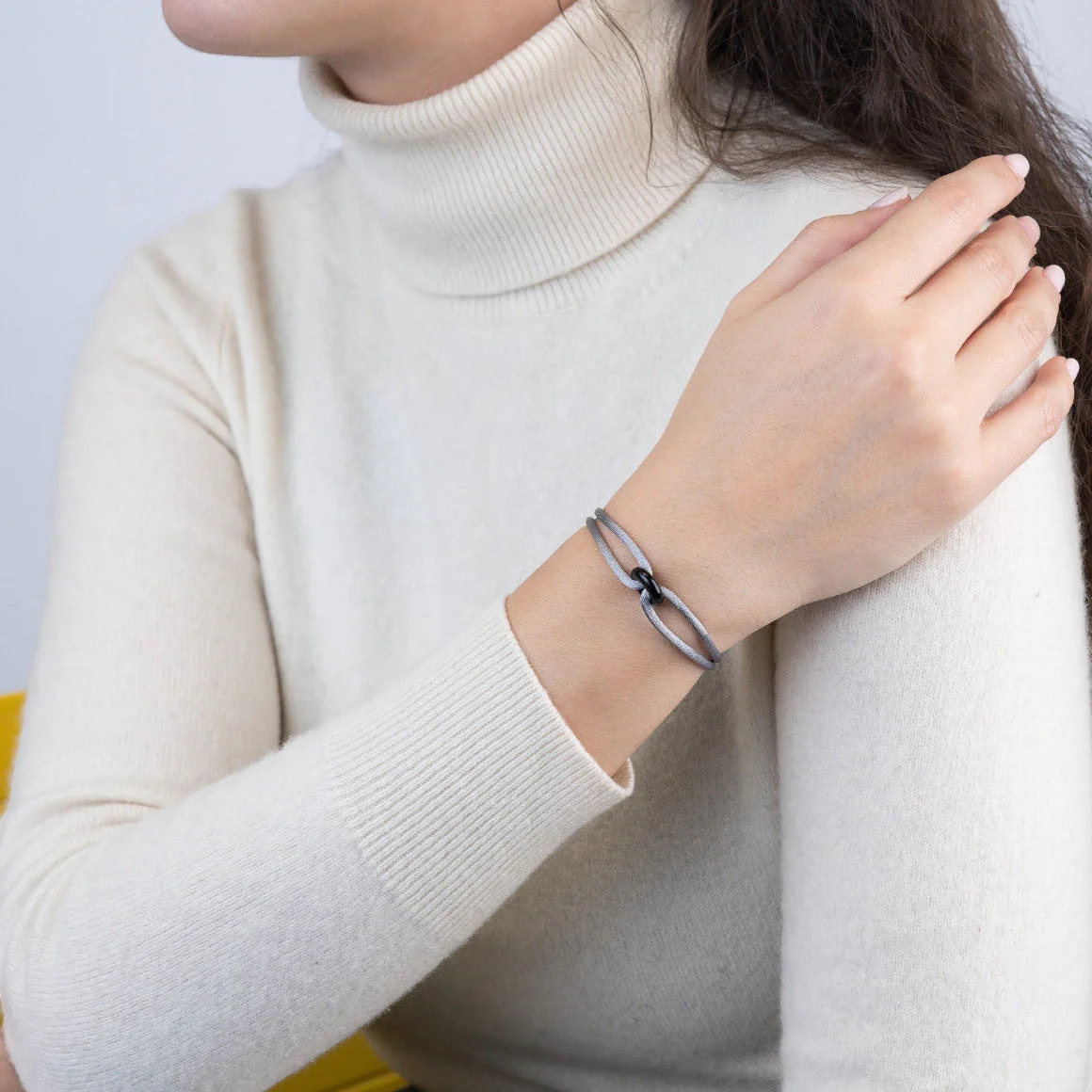 Black Soho Cord Bracelet - Image 32