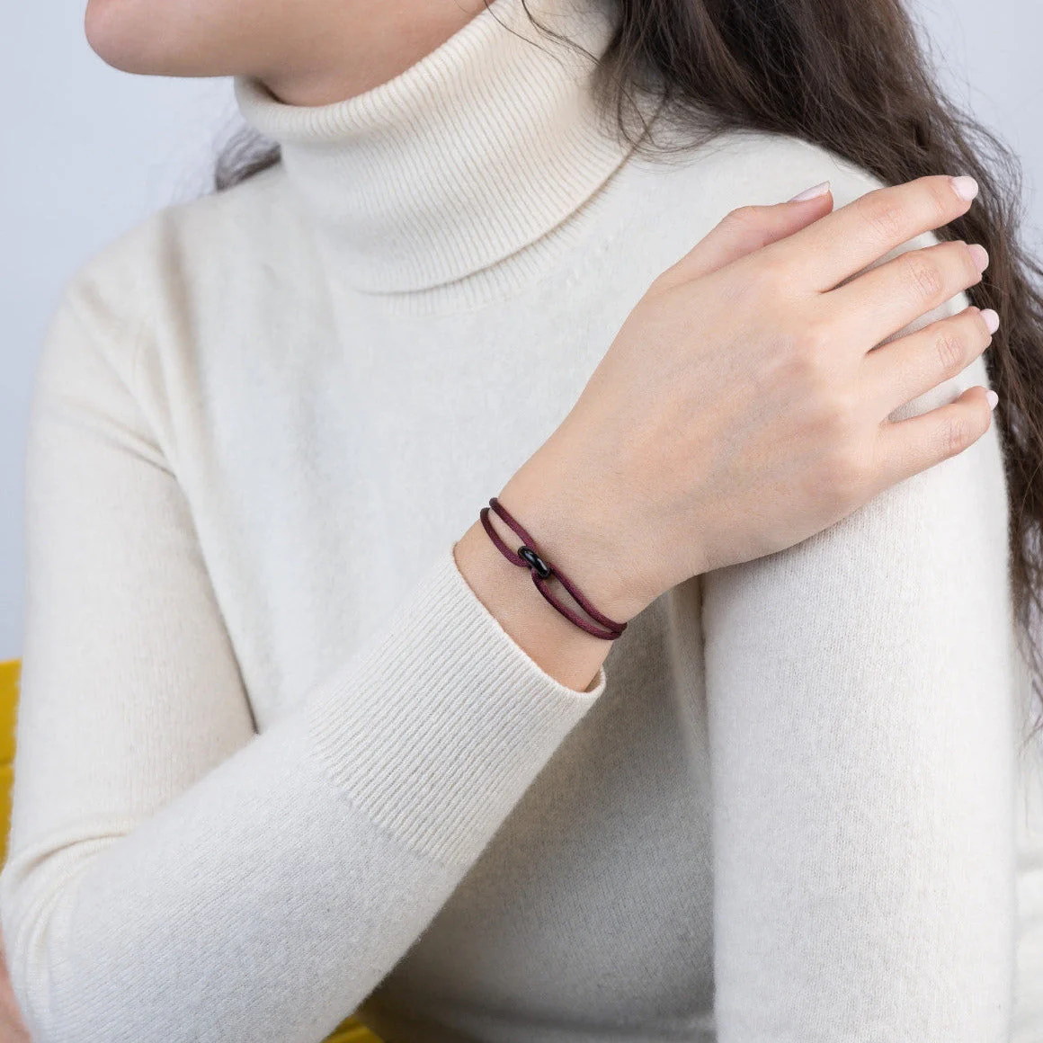 Black Soho Cord Bracelet - Image 36