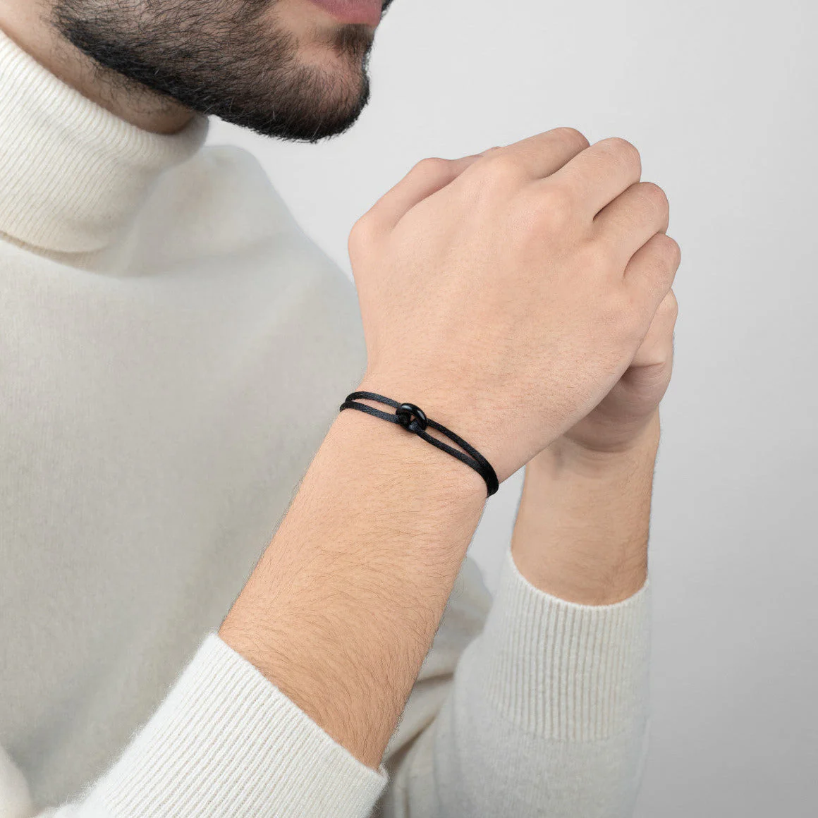 Black Soho Cord Bracelet - Image 38