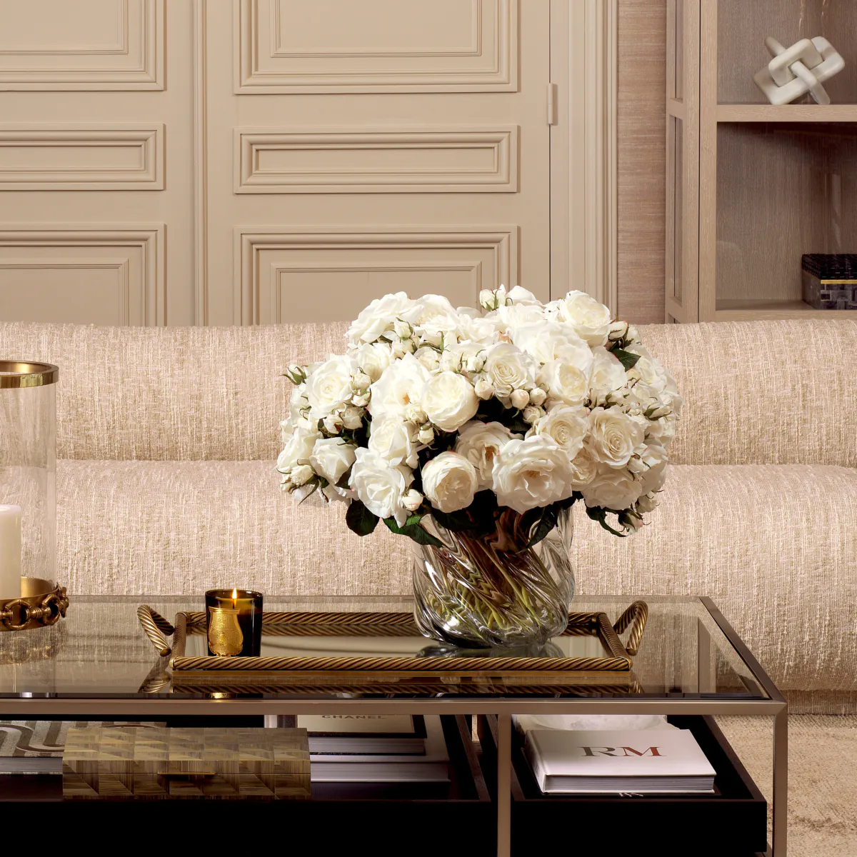 Bouquet Of Peonies Real Touch 48 pcs - Image 6