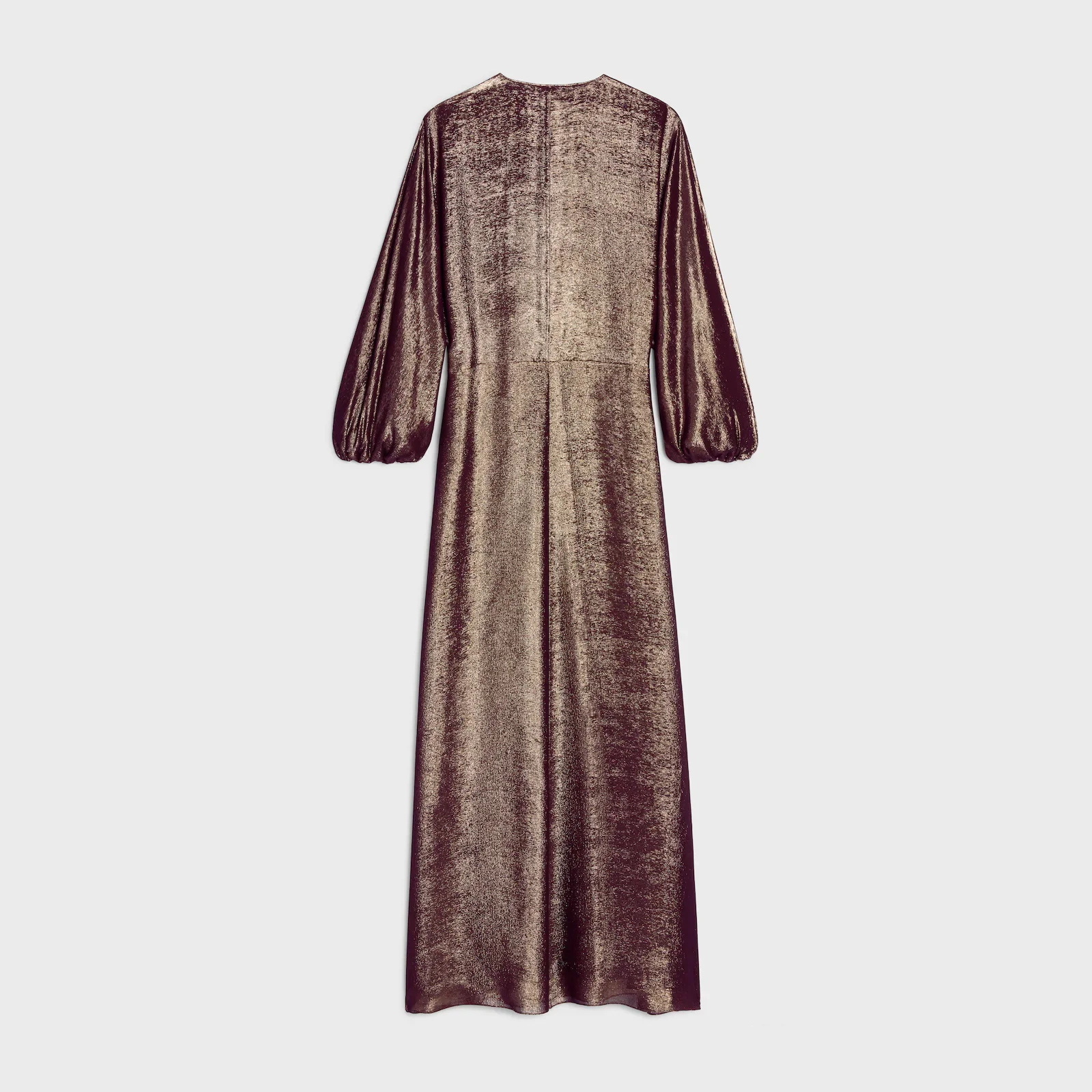Caftan Dress In Lamé Silk - Image 4