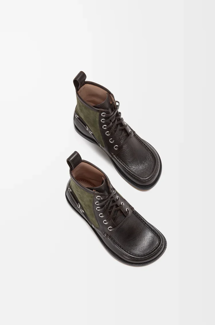 Campo Loafer Bootie In Calfskin And Suede Calfskin - Image 4