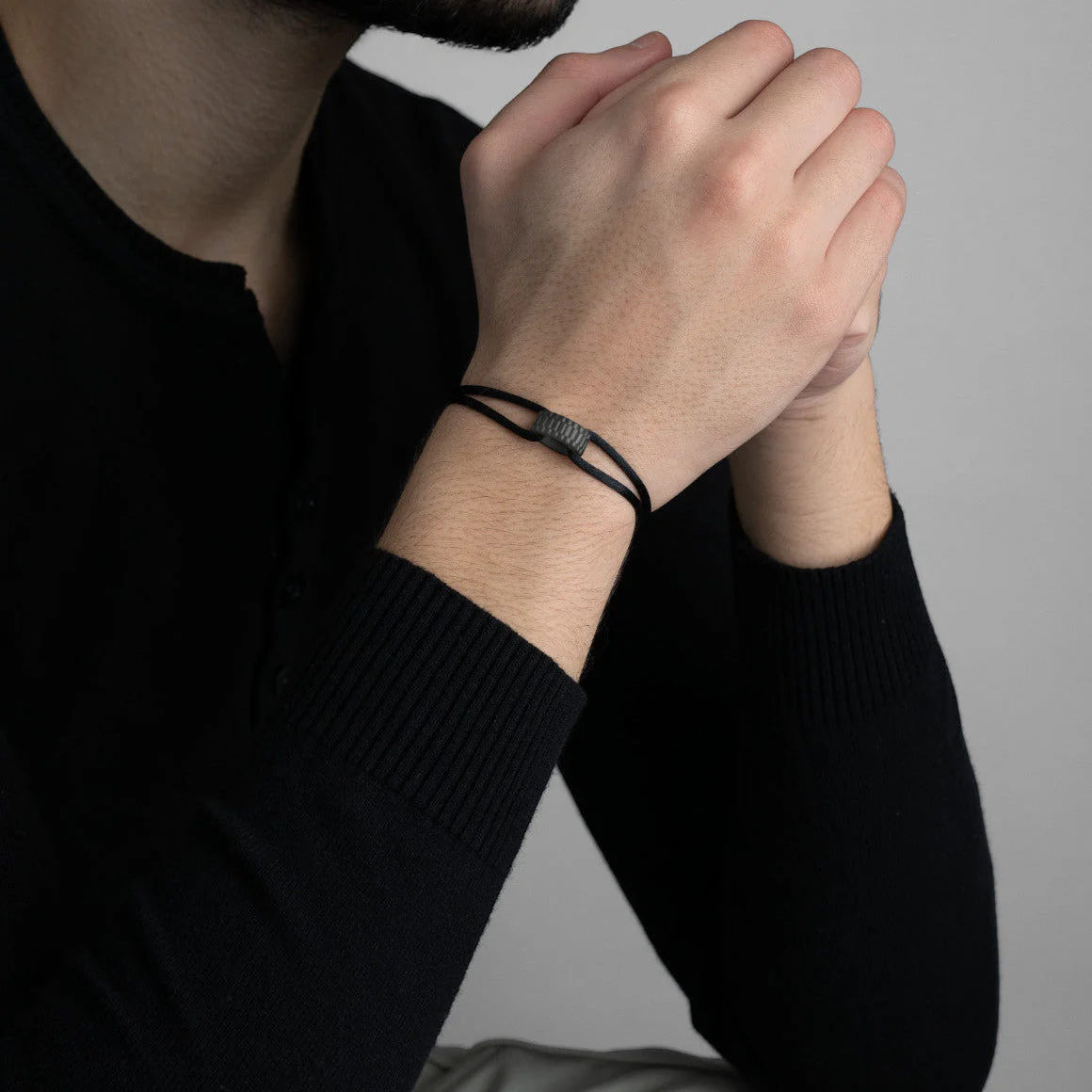Carbon Regent Cord Bracelet - Image 43