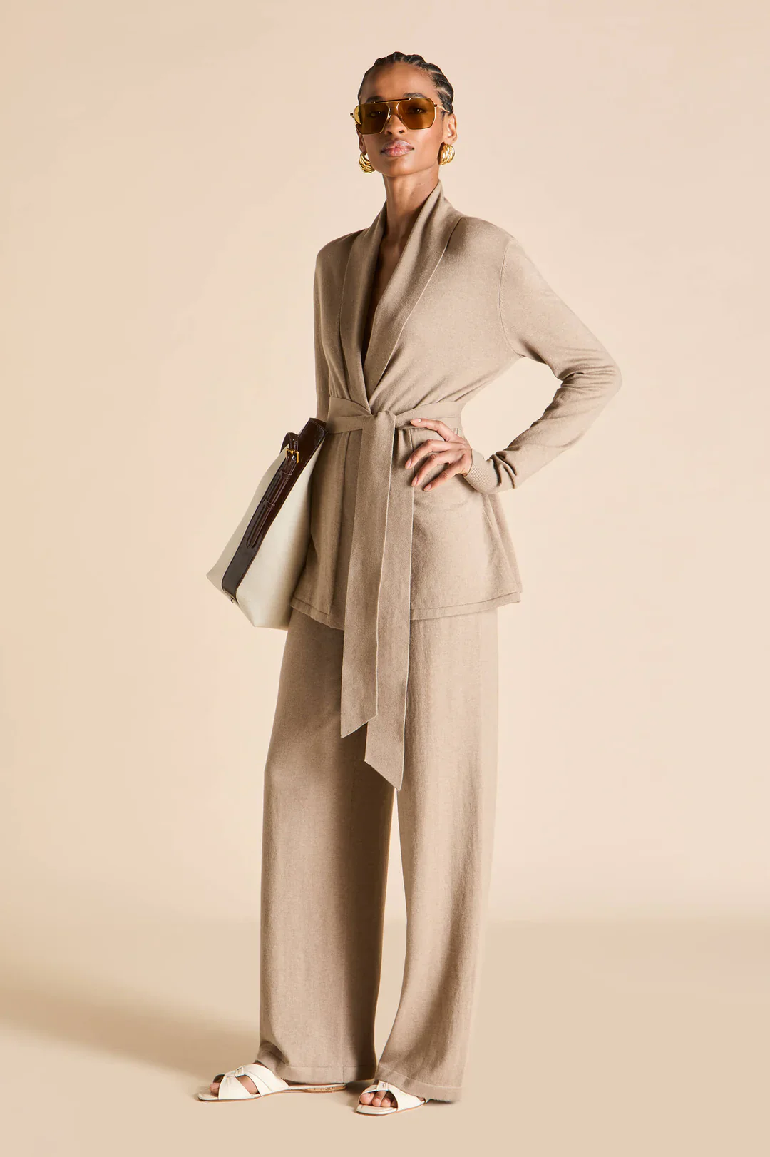 Caro Dallas Beige Tracksuit - Image 4