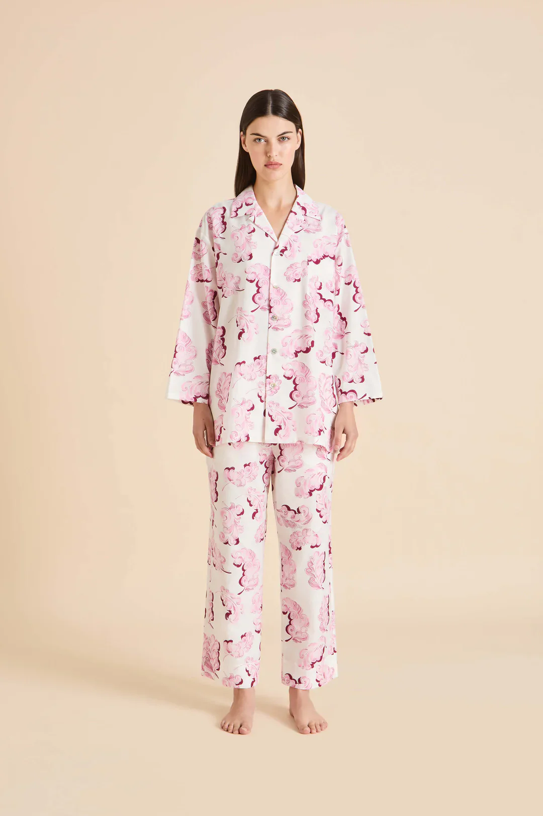 Casablanca Plume Pink Feather Pyjamas