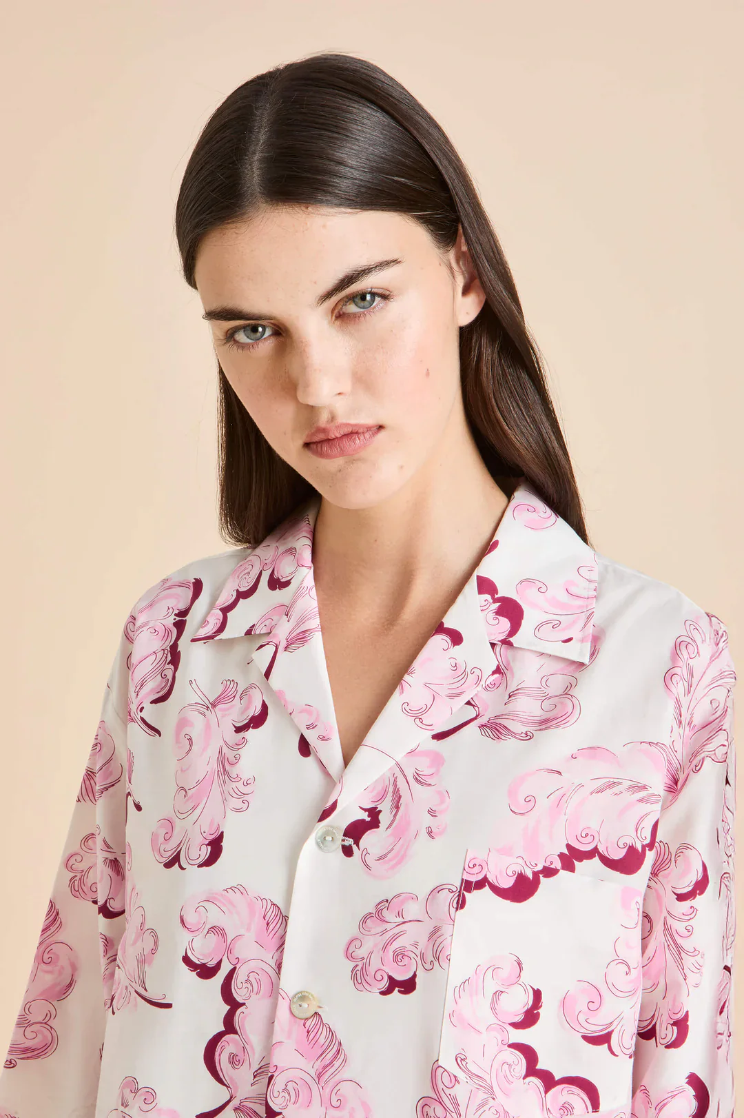 Casablanca Plume Pink Feather Pyjamas - Image 2