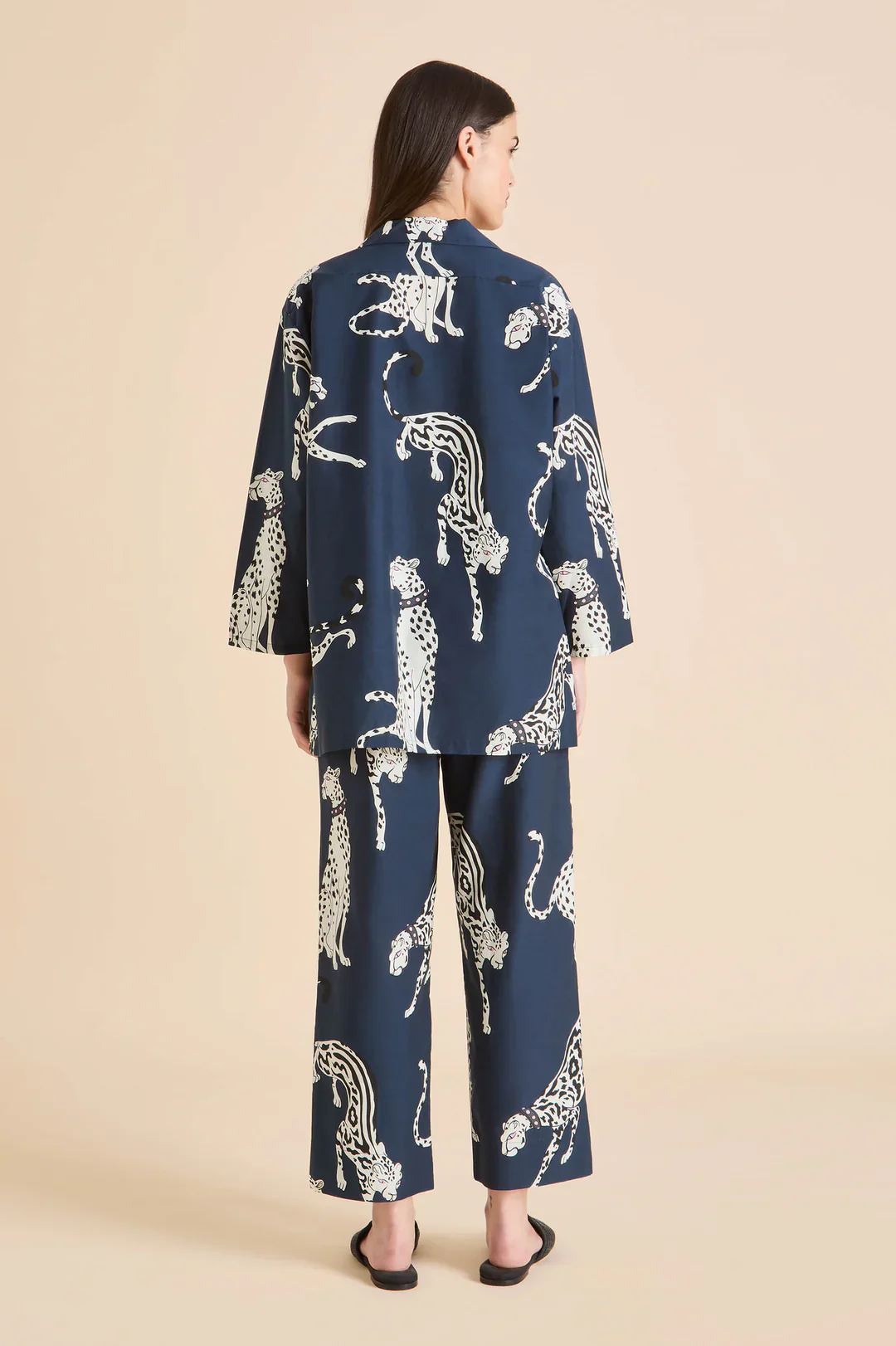 Casablanca Ziegfeld Blue Leopard Pyjamas - Image 4