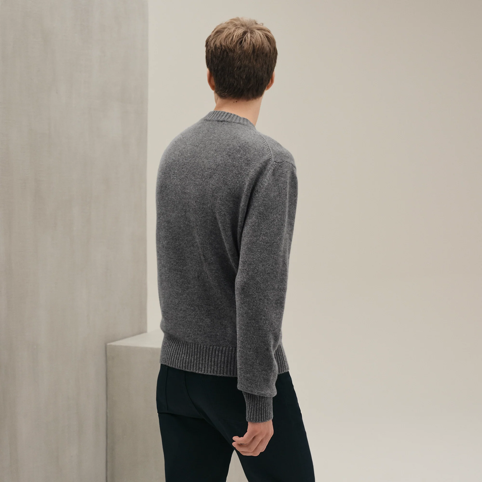 Cashmere "cheval Tangram" Crewneck Sweater - Image 4