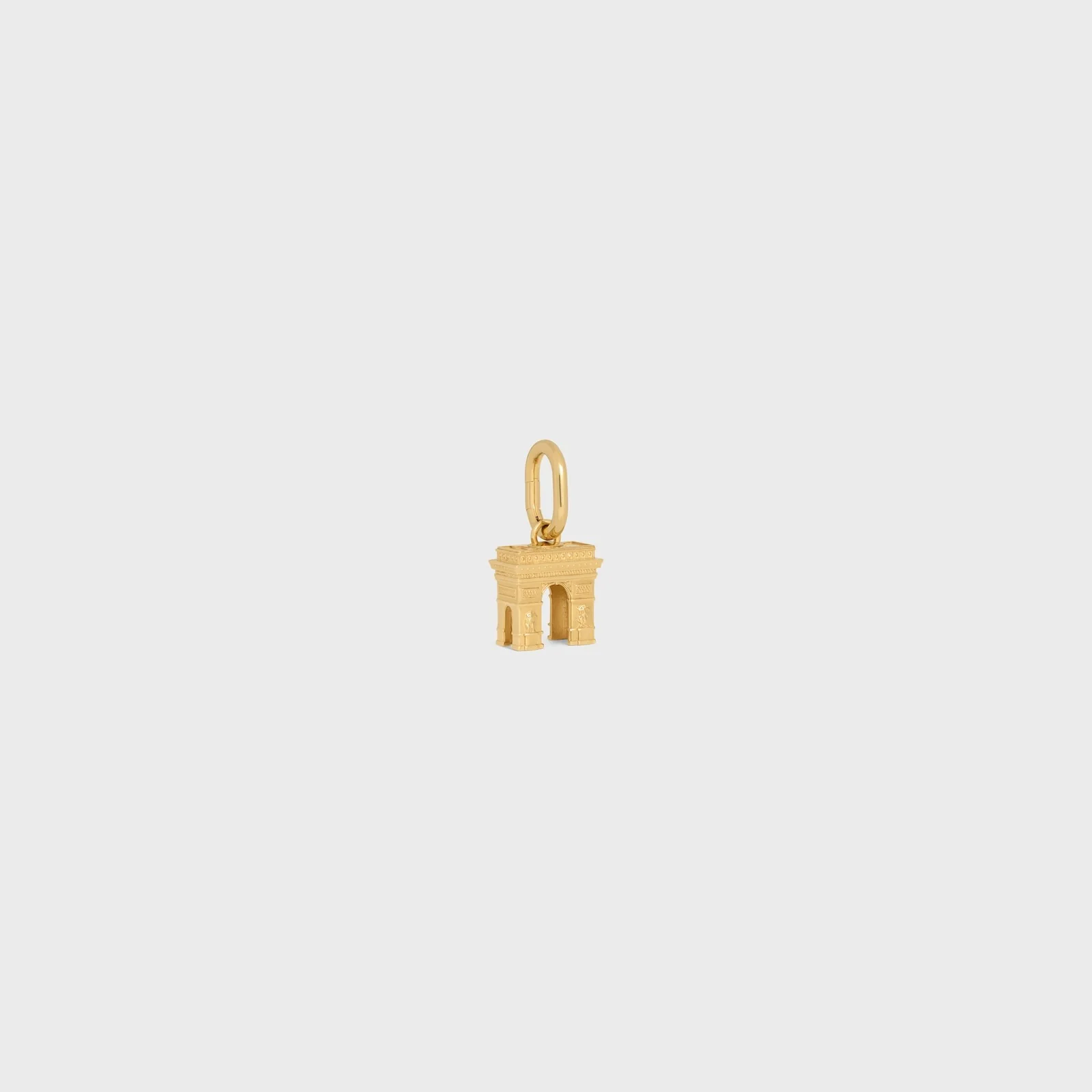 Celine Charms Arc De Triomphe In Brass With Gold Finish - Image 2