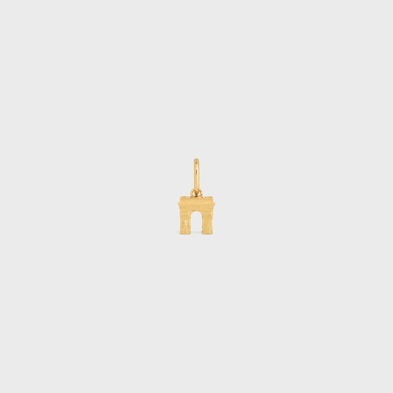 Celine Charms Arc De Triomphe In Brass With Gold Finish - Image 3