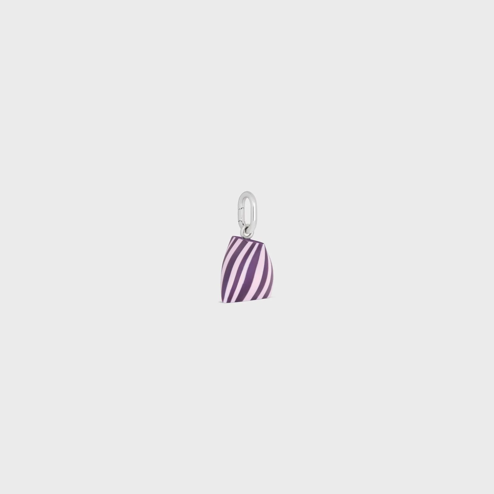 Celine Charms Berlingot In Resin And Brass With Rhodium Finish - Image 6