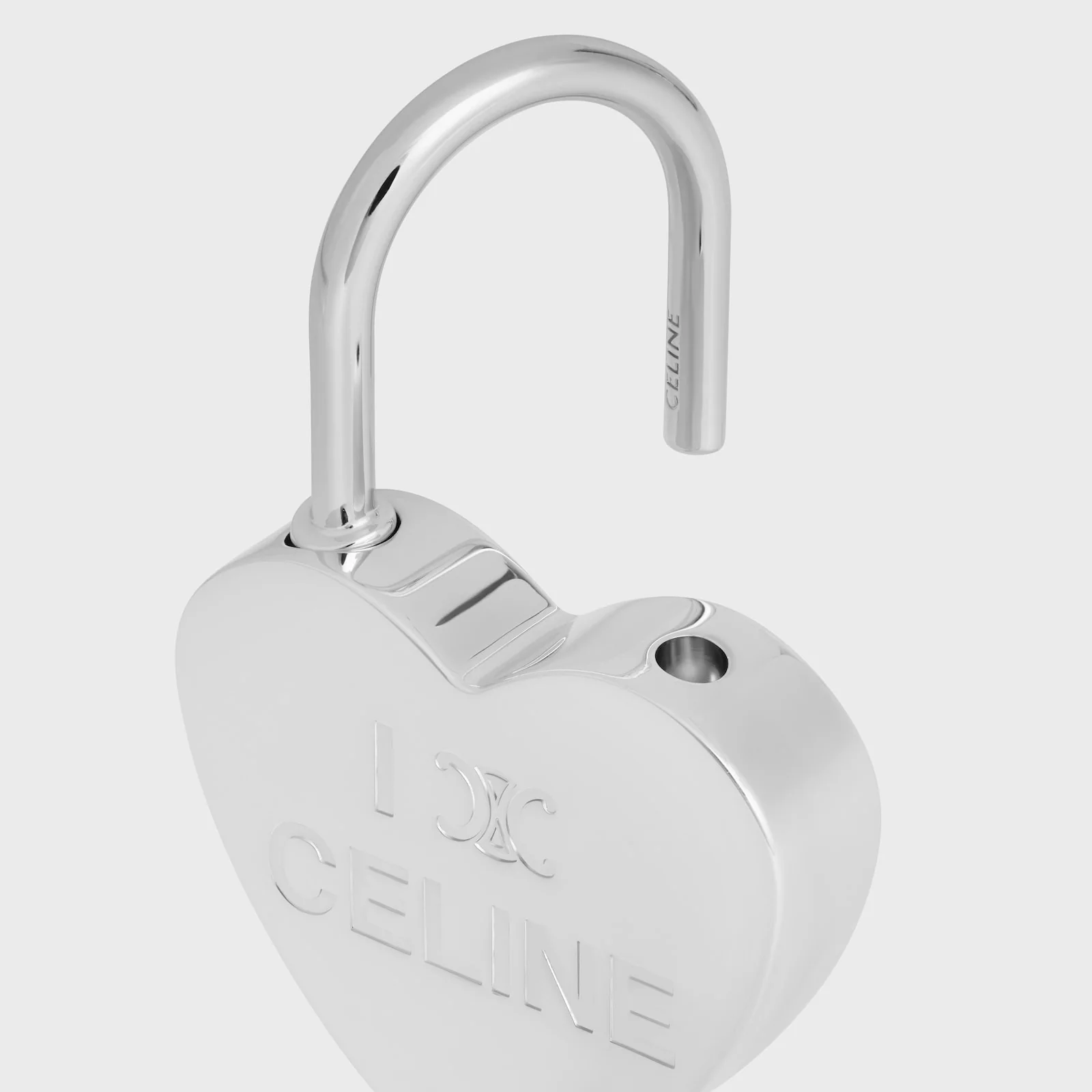 Celine Charms Heart Padlock In Brass With Gold Finish - Image 6