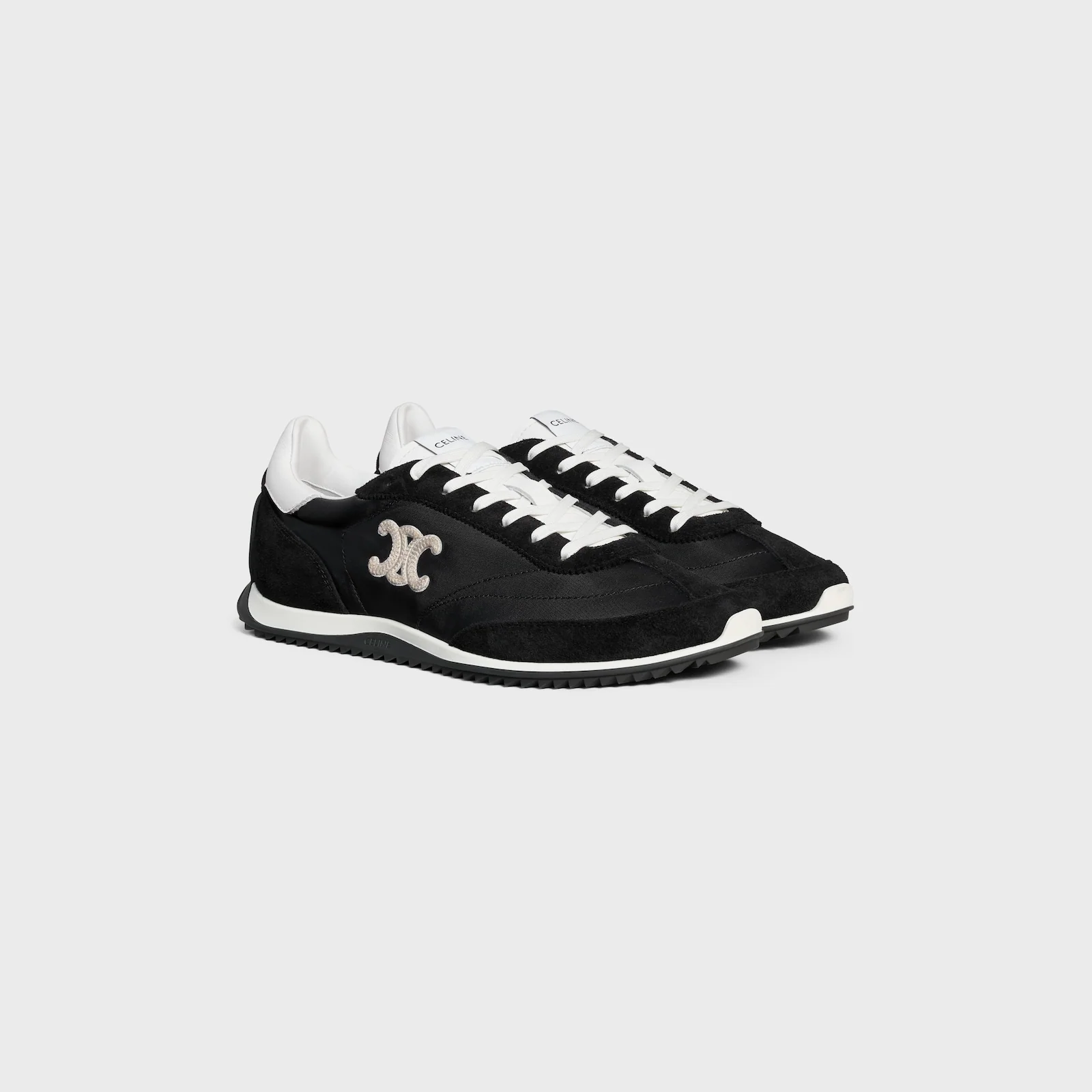 Celine Racer - Low Top Sneaker In Nylon, Suede Calfskin And Calfskin - Image 2