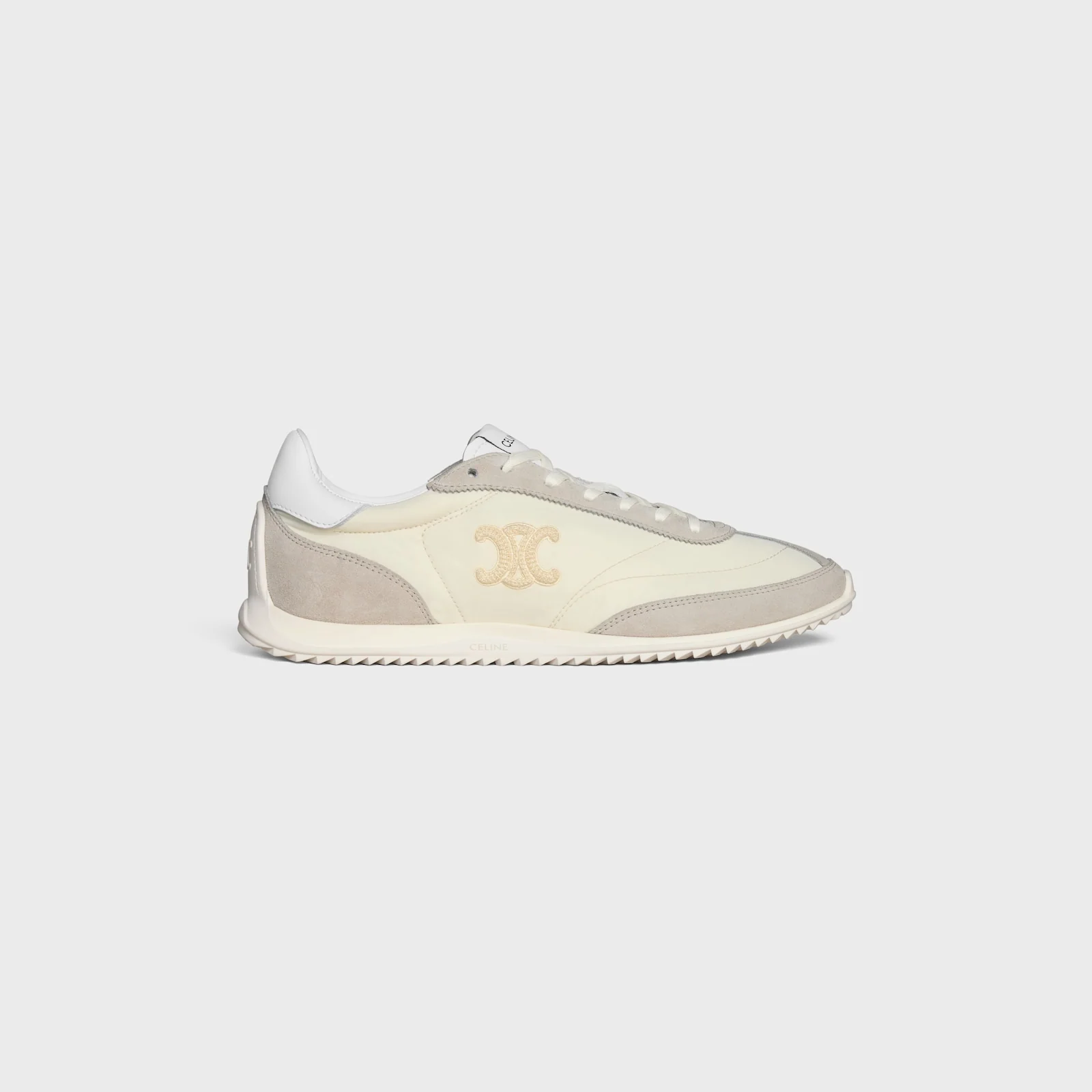Celine Racer - Low Top Sneaker In Nylon, Suede Calfskin And Calfskin - Image 4