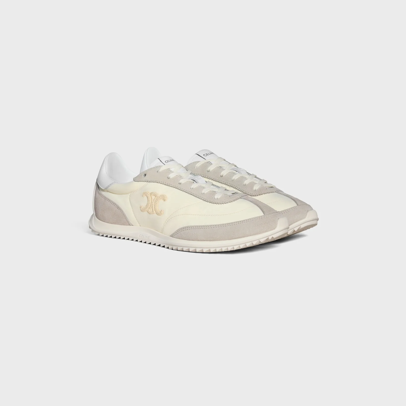 Celine Racer - Low Top Sneaker In Nylon, Suede Calfskin And Calfskin - Image 5