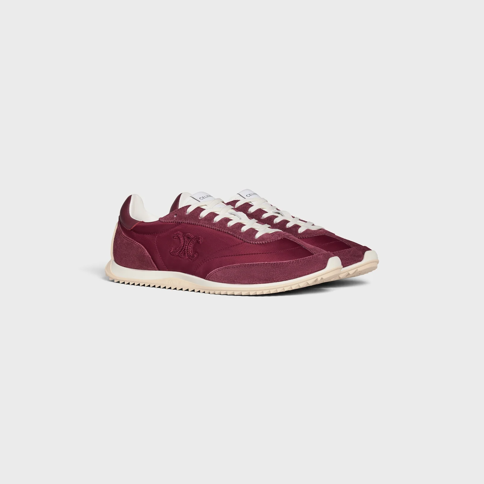 Celine Racer - Low Top Sneaker In Nylon, Suede Calfskin And Calfskin - Image 8